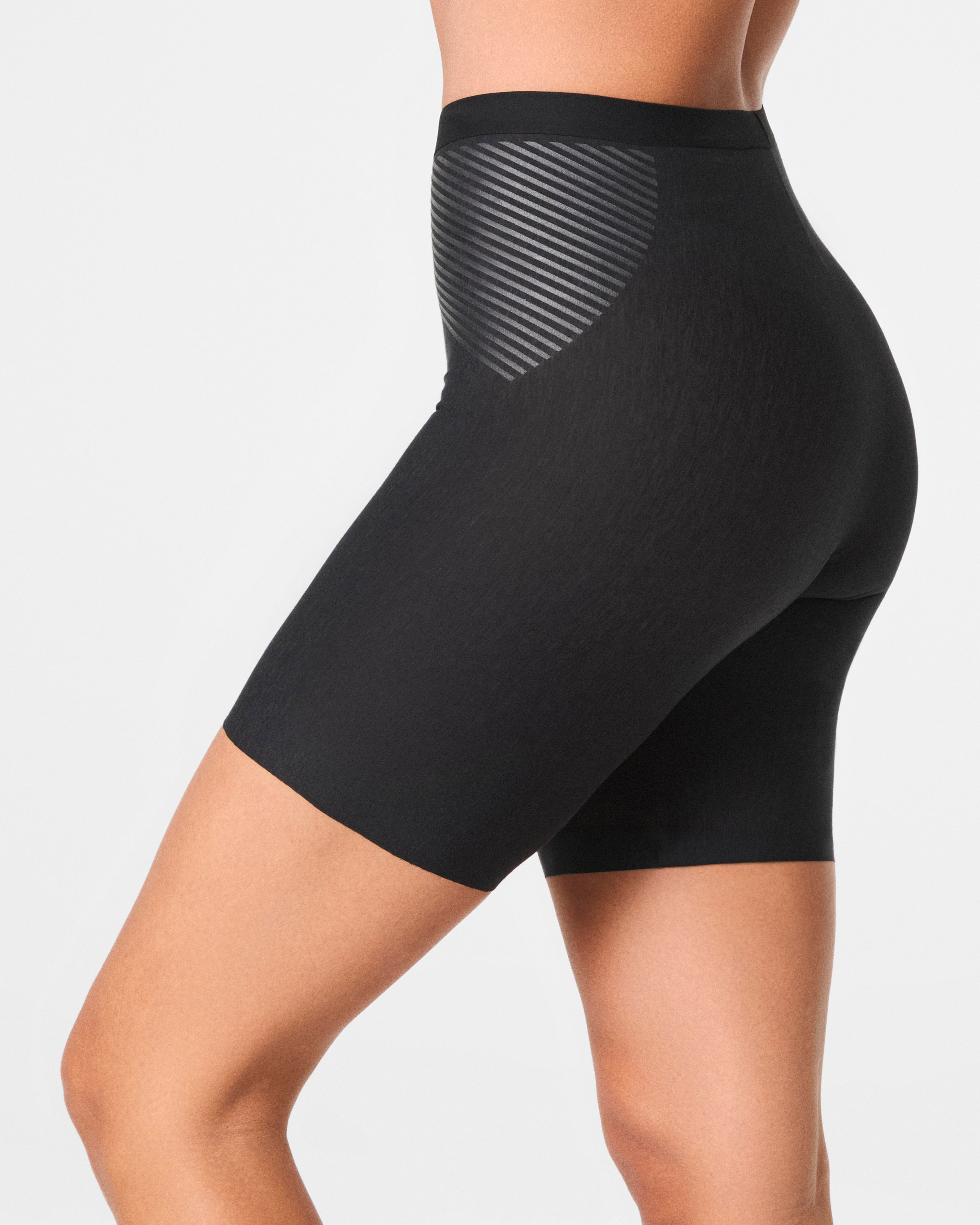 SPANX Shapewear Invisible Supima Cotton Mid Thigh Shorts for Women - Slimming Underwear for Everyday Comfort & Confidence | Perfect for Work, Dresses & Special Occasions