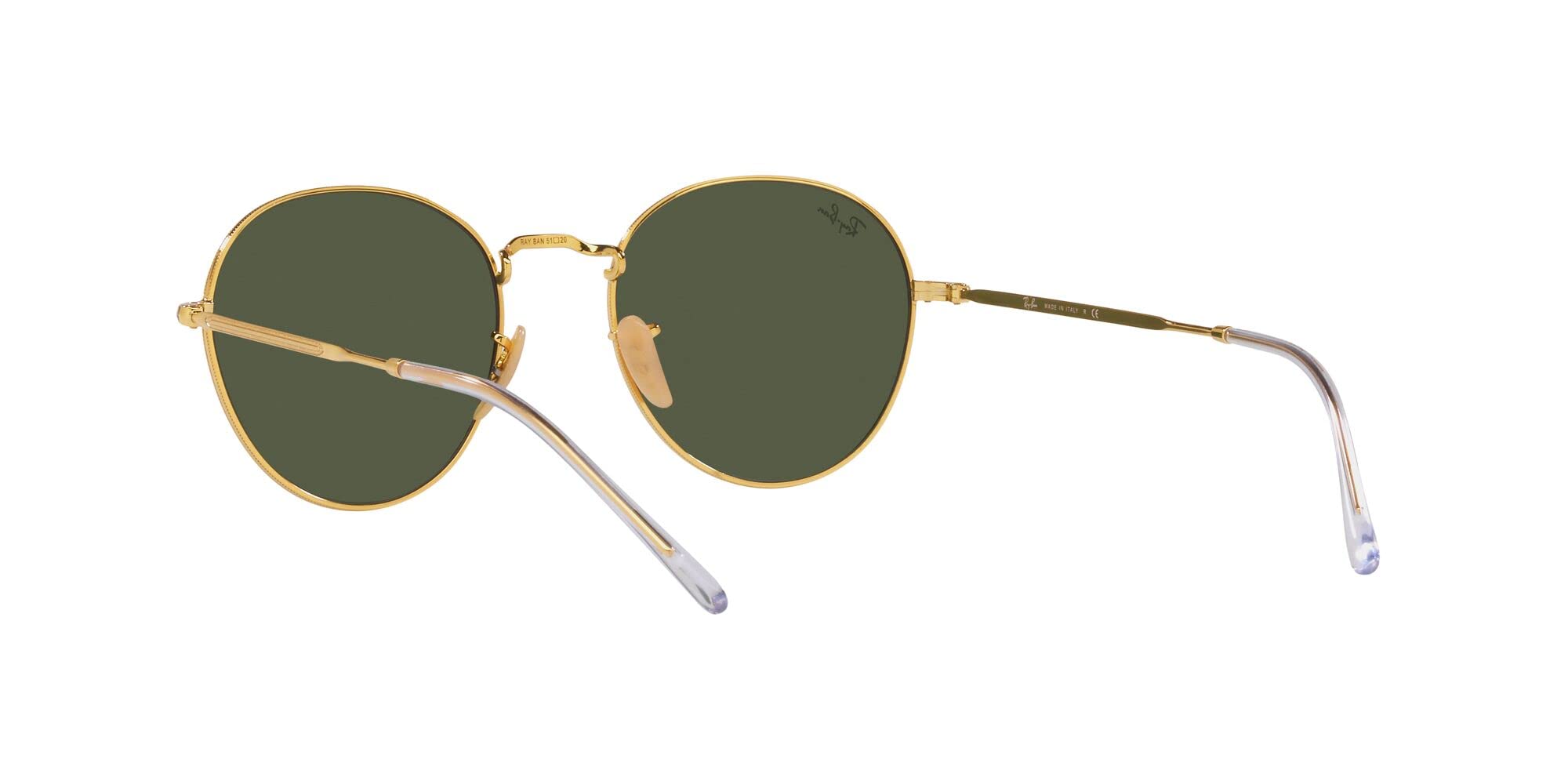 Ray-Ban RB3582 David Round Polarized Sunglasses for Men & Women - Classic Retro Style, UV Protection, Lightweight & Comfortable - Perfect for Driving, Travel, and Outdoor Activities