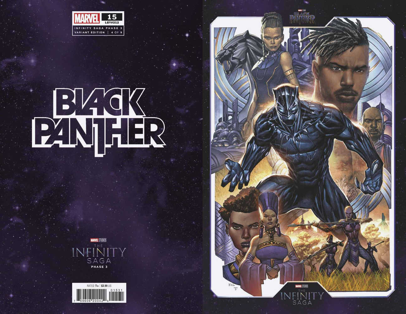 Black Panther #15 Lashley Infinity Saga Phase 3 Variant Comic Book - Rare Collectible Edition for Marvel Fans & Comic Book Collectors | Perfect for Display, Gifts, and Investment