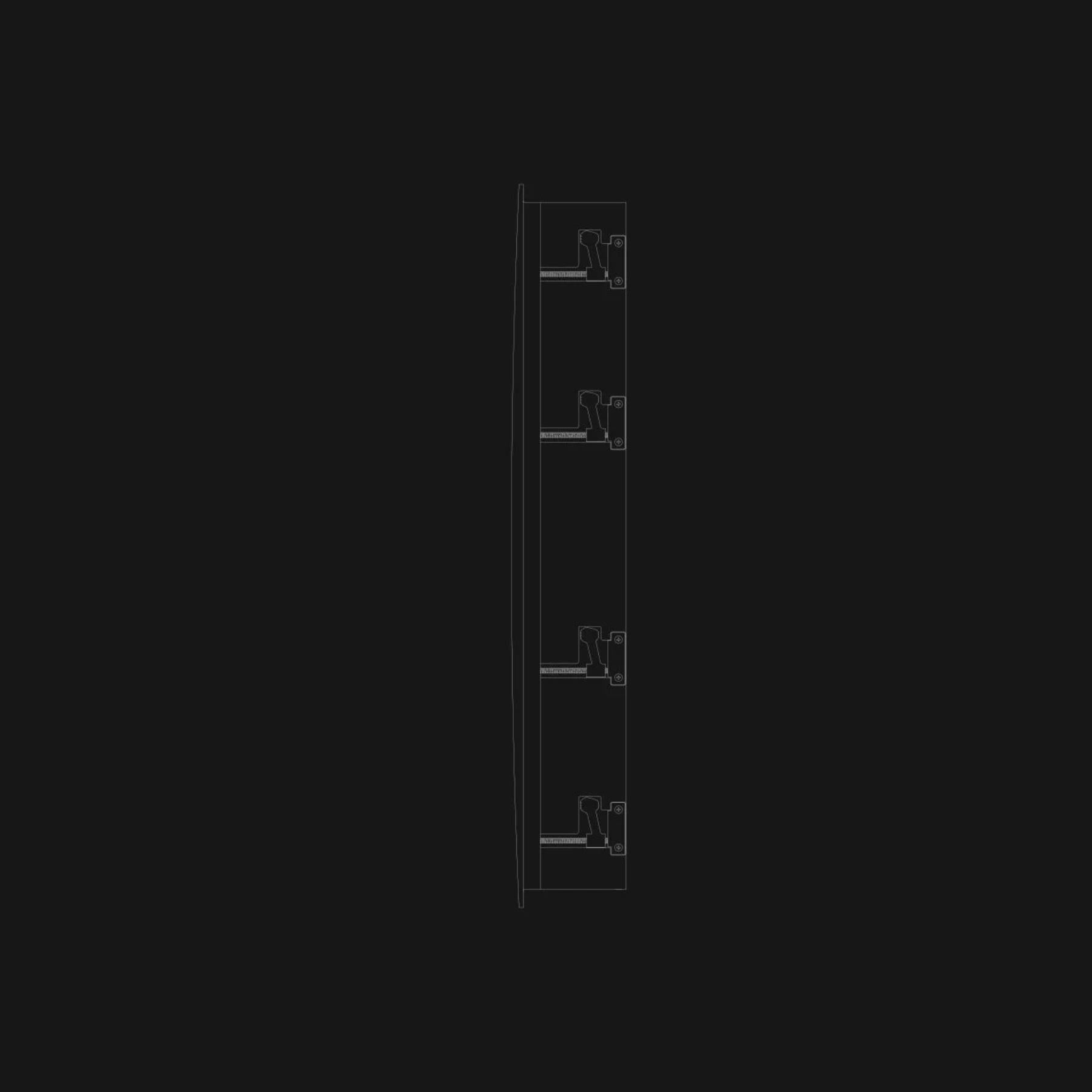 Sonus faber PL 664 Palladio 6 3-Way In-Wall LCR Speaker - Premium Home Theater & Surround Sound System for Living Room, Home Cinema & Audio Enthusiasts