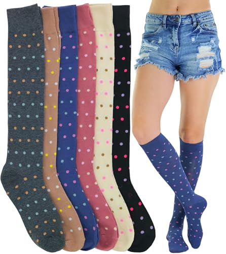 6 Pair Pack: Polka Dot