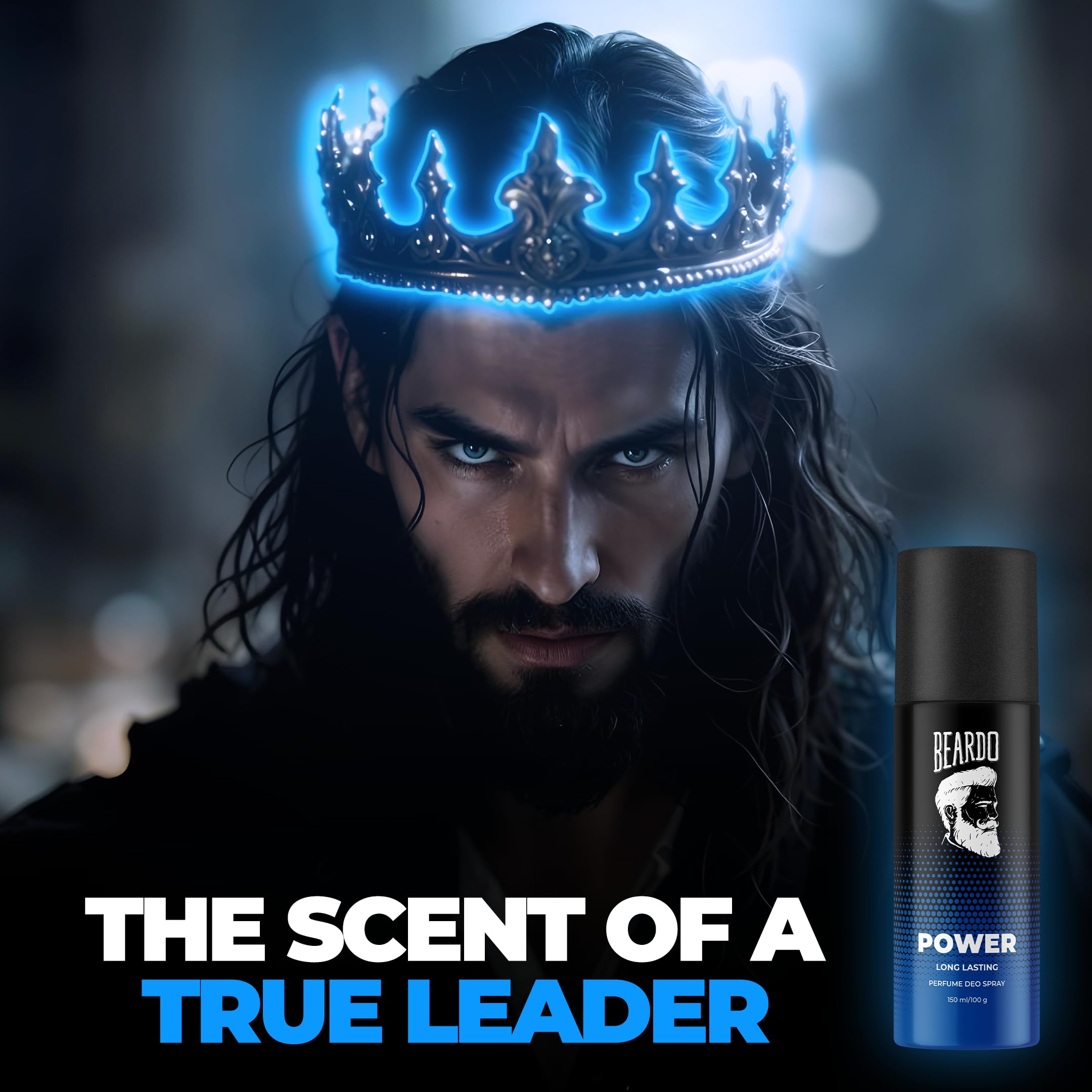 BEARDO Long Lasting Woody Aromatic Deodorant Spray for Men - 150ml Power Scent | Premium Cologne & Body Fragrance | Ideal Gift for Christmas, Birthdays & Special Occasions | Perfect for Work, Gym & Night Out