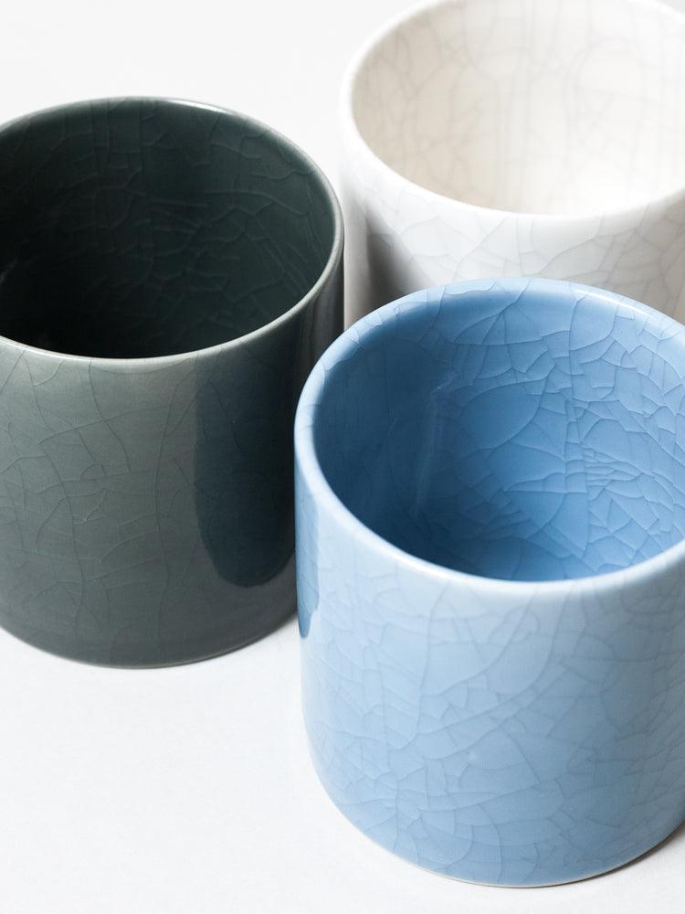 Nankei Banko Yaki Crackle Glaze Japanese Tea Cup - Handmade Ceramic Tea Cup for Matcha, Sencha & Green Tea - Perfect for Tea Ceremonies & Home Decor