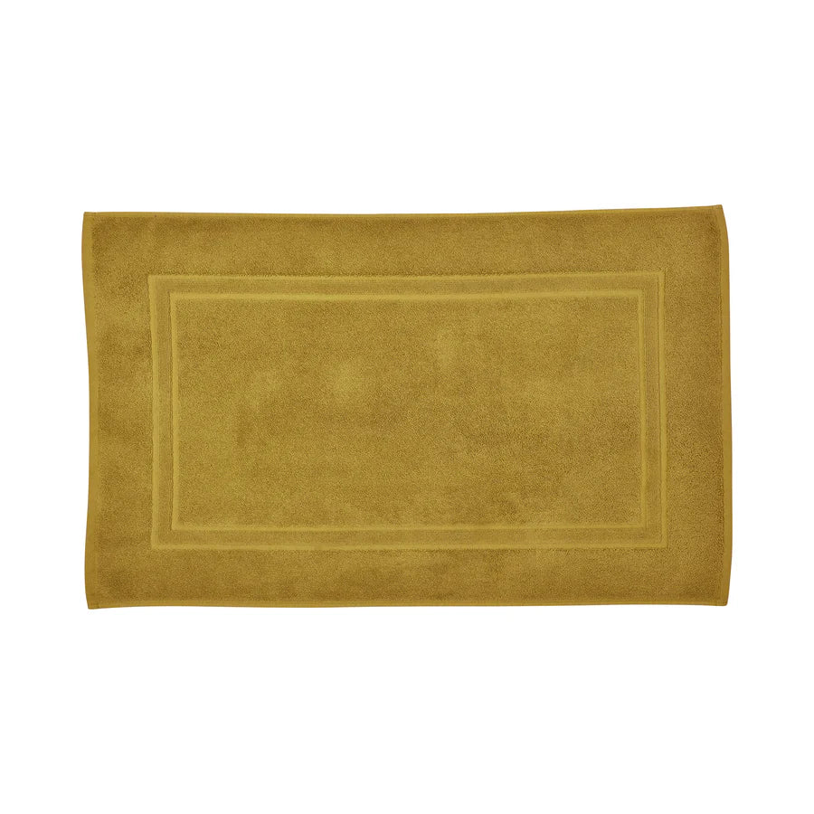 Eco-Friendly Bath Mat for Home - Soft, Absorbent & Non-Slip - Perfect for Bathroom, Shower & Spa - Drift Home Abode Collection in Ochre