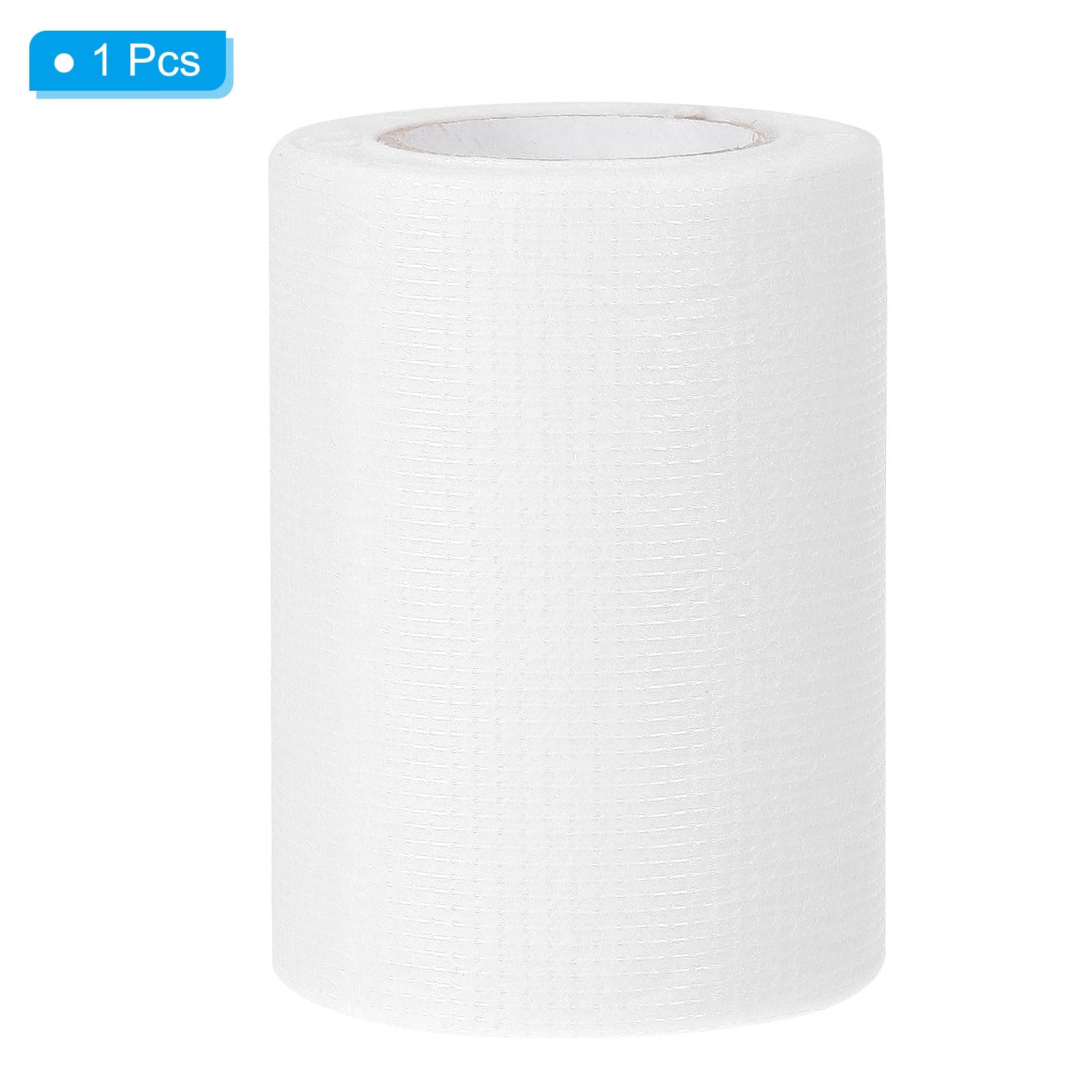 PATIKIL 4inch x 33ft Fiberglass Mesh Drywall Tape - Waterproof Polyester Reinforcement Tape for Roof, Shower, Walls, Tiles & Boat Repair (White, 2.3oz/65g, 0.2mm Thick) - Ideal for Home Improvement & Waterproofing Projects