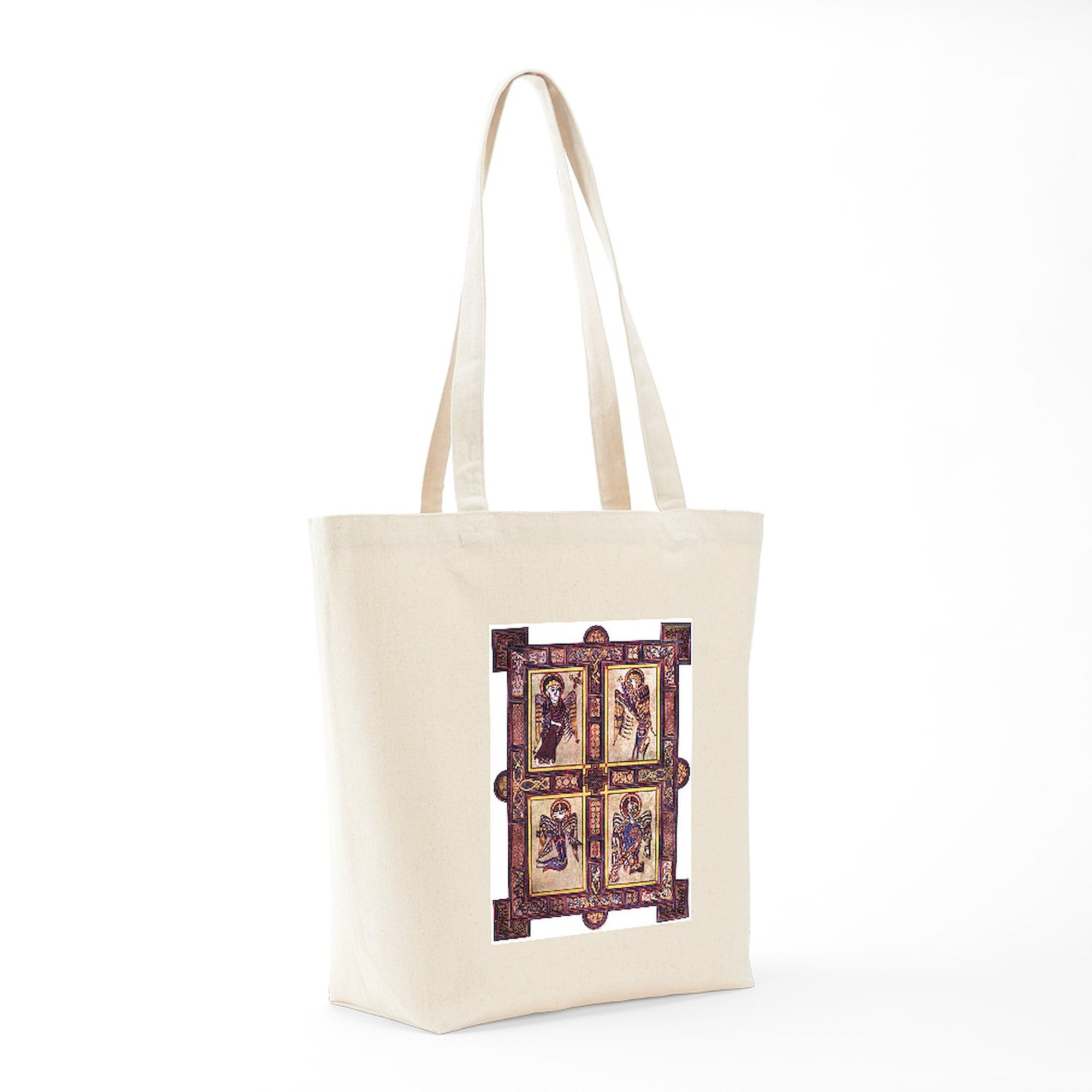 Gospels Page Tote Bag - Natural Canvas Reusable Shopping Bag for Groceries, Beach & Everyday Use | Eco-Friendly Cotton Tote with Inspirational Design