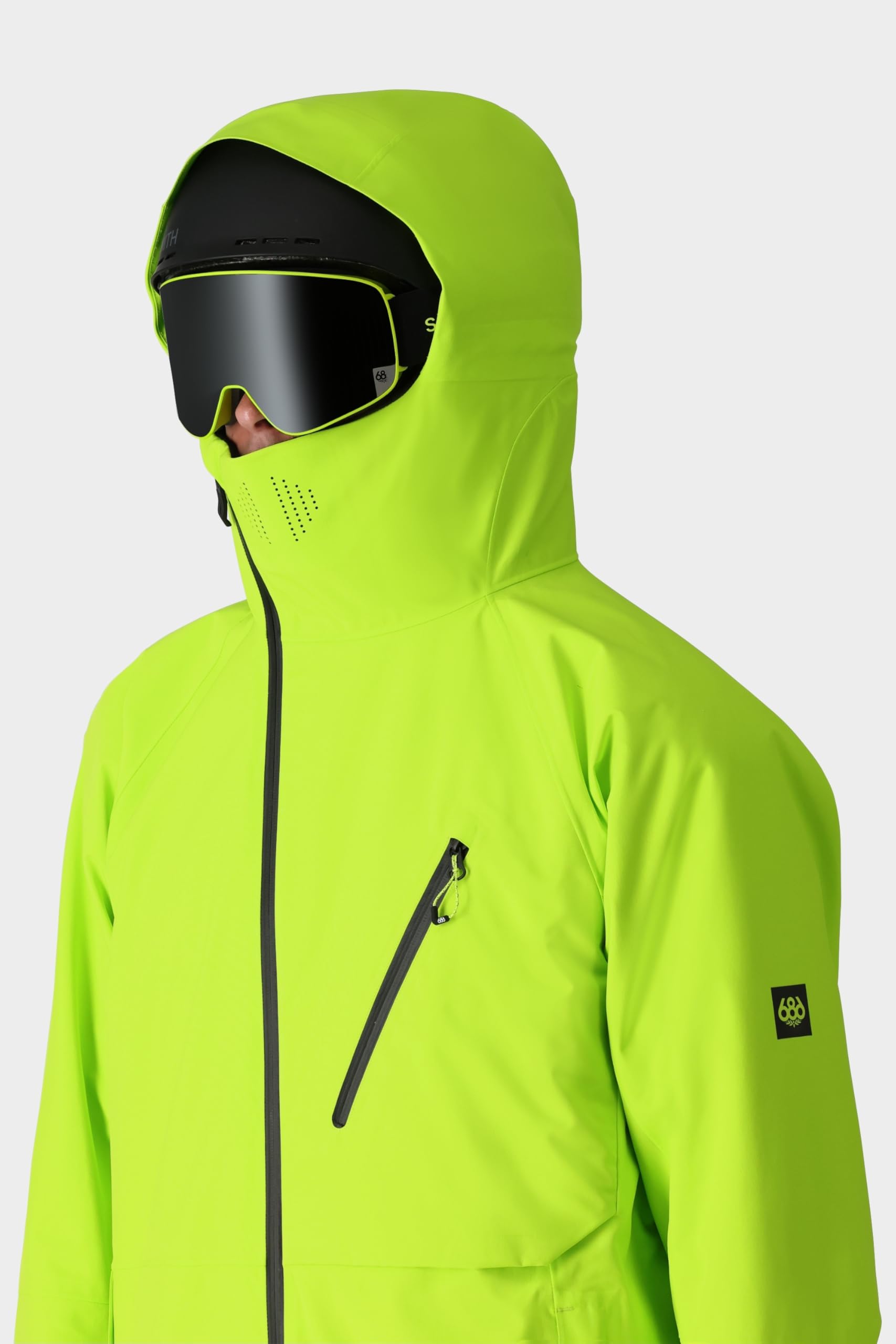 686 Men's Hydra Thermagraph Jacket - Waterproof Ski & Snowboard Jacket for Cold Weather - Windproof & Weather Resistant Winter Coat for Snow Sports & Outdoor Activities
