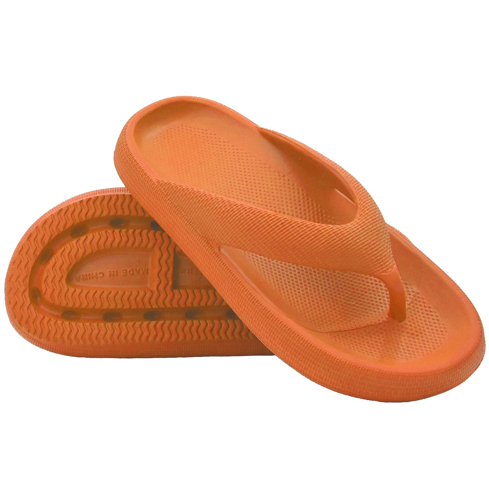 **Women's & Men's Pillow Soft Flip Flops - Cushioned EVA Slides Sandals for Beach, Spa, Bath & Walking - Comfortable Summer Sandals for Outdoor & Indoor Use**