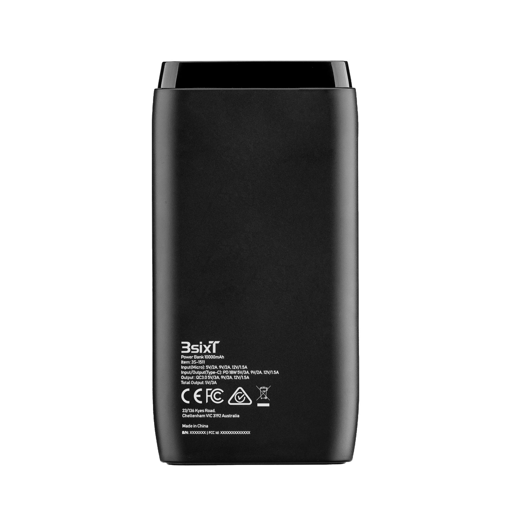 3sixT JetPak Pro LED 10000mAh PD Fast Charging Power Bank - Portable Charger for iPhone, Android, Tablets - Perfect for Travel, Camping & Emergency Backup