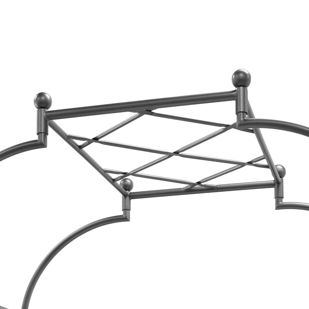Achla Designs Lattice Tunnel Arbor - Elegant Garden Arch for Outdoor Weddings, Vine Support & Backyard Decor