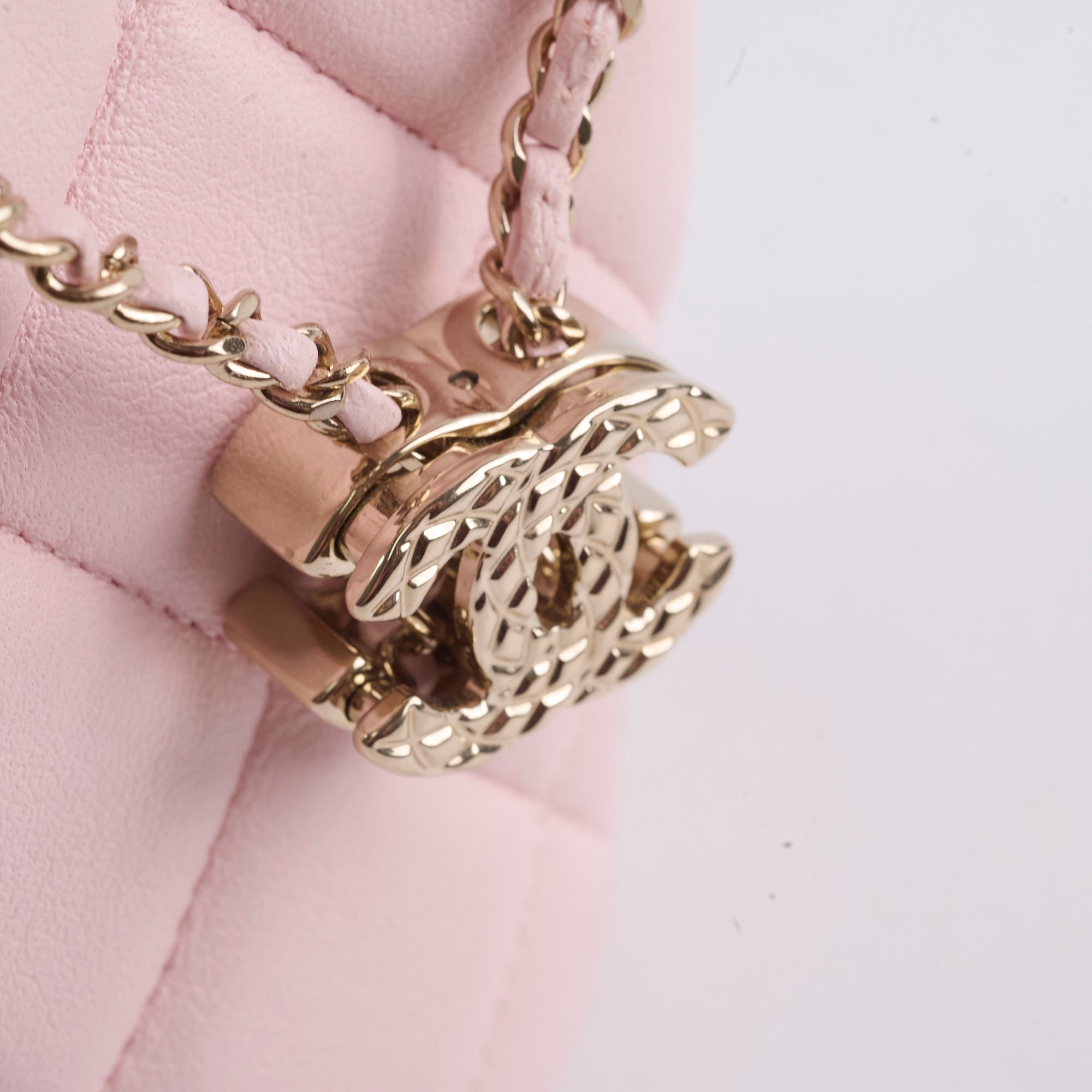 Chanel Micro Drawstring Bucket Bag in Light Pink | 32 Series | Luxury Crossbody Purse for Women | Perfect for Date Night, Travel & Everyday Use