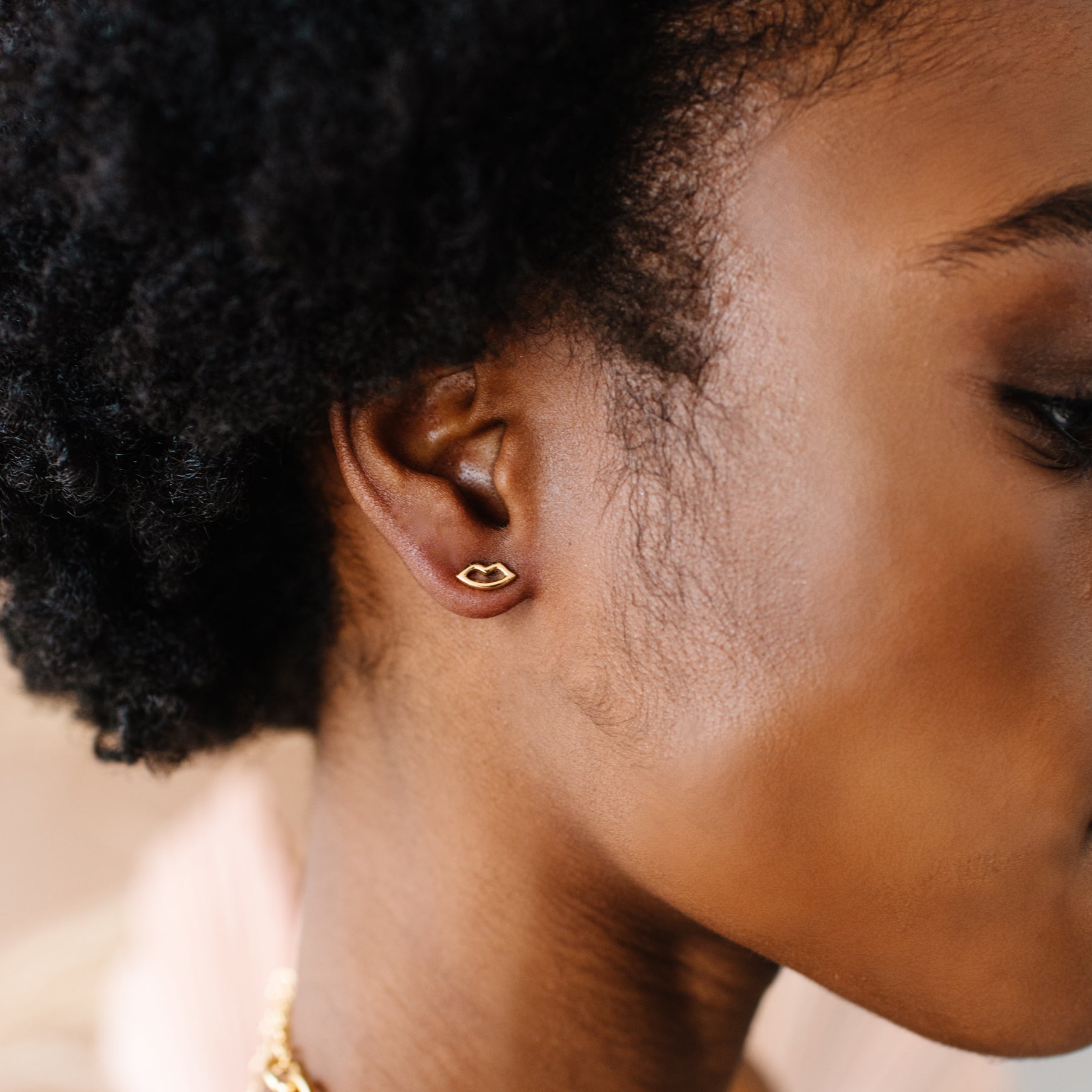 FEARLESS KISS STUDS Silver Earrings - Perfect for Everyday Wear, Parties & Special Occasions