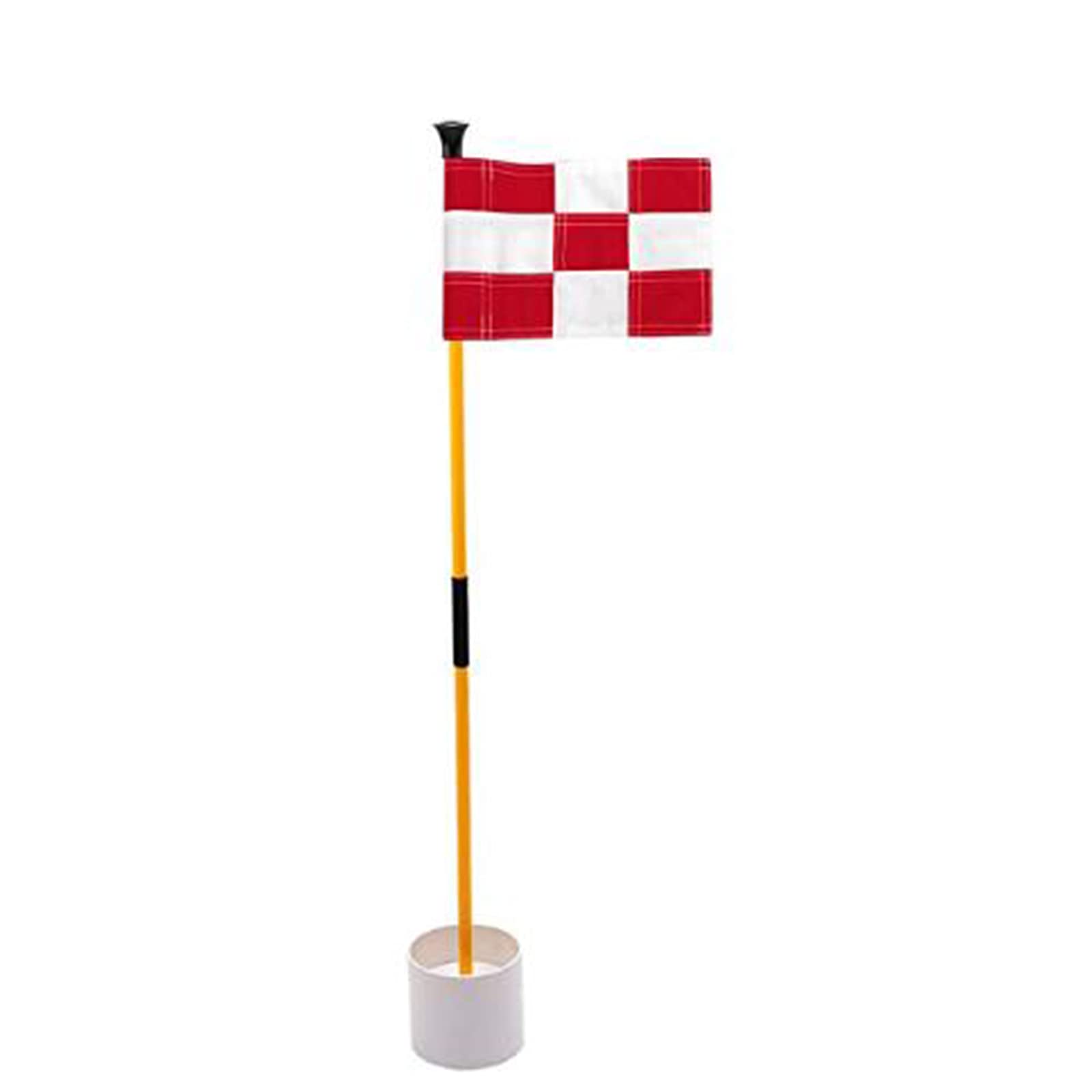 Portable 2-Section Golf Flagstick Set with Hole Cup - Practice & Training Flag Poles for Men & Women - Perfect for Backyard, Garden & Indoor Golf Practice - Ideal Golf Gift & Accessory