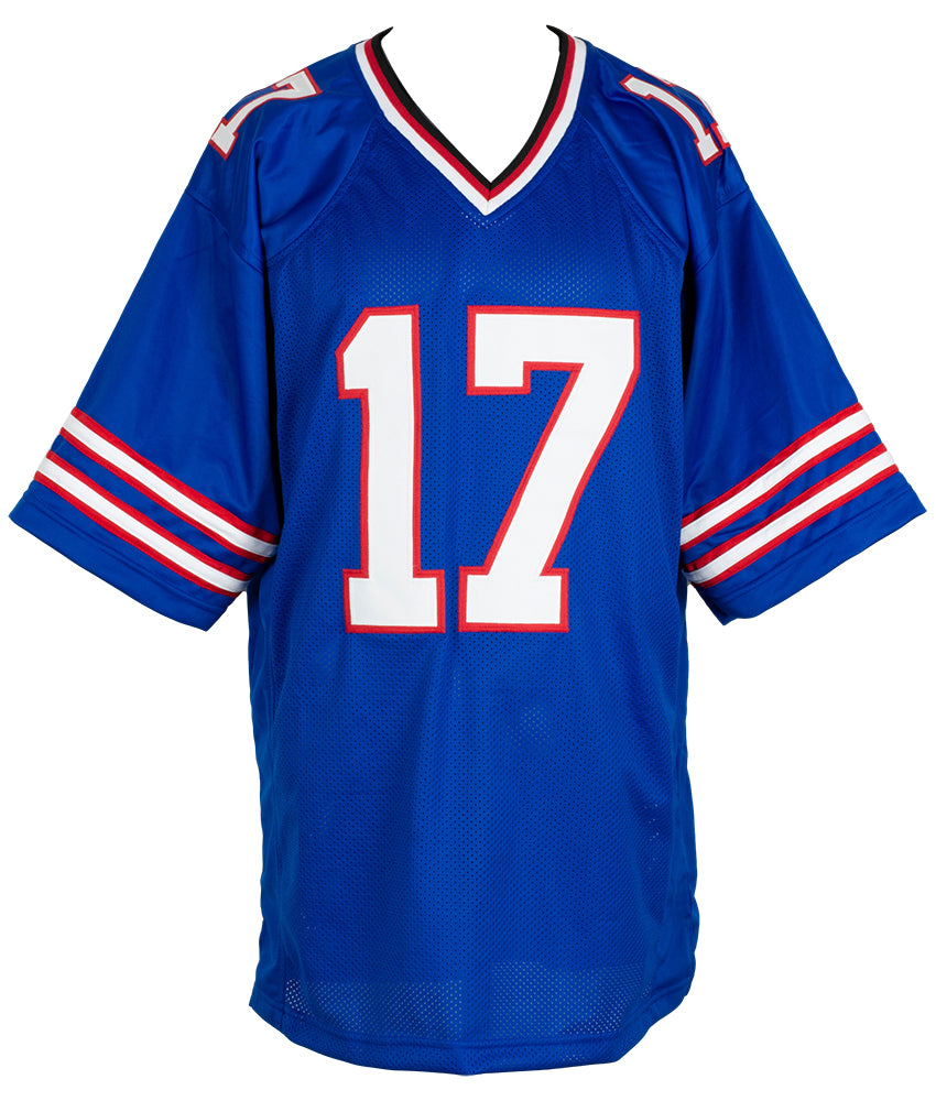 Josh Allen Buffalo Bills Signed Blue Football Jersey - NFL MVP 2024 - Authentic Autographed Memorabilia for Fans & Collectors - Perfect for Game Day, Display, or Gifting