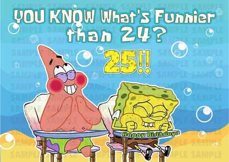SpongeBob Edible Cake Topper - 1/4 Sheet Icing Image for Birthday Parties & Celebrations - Perfect for Kids' Cakes, Cupcakes & Desserts