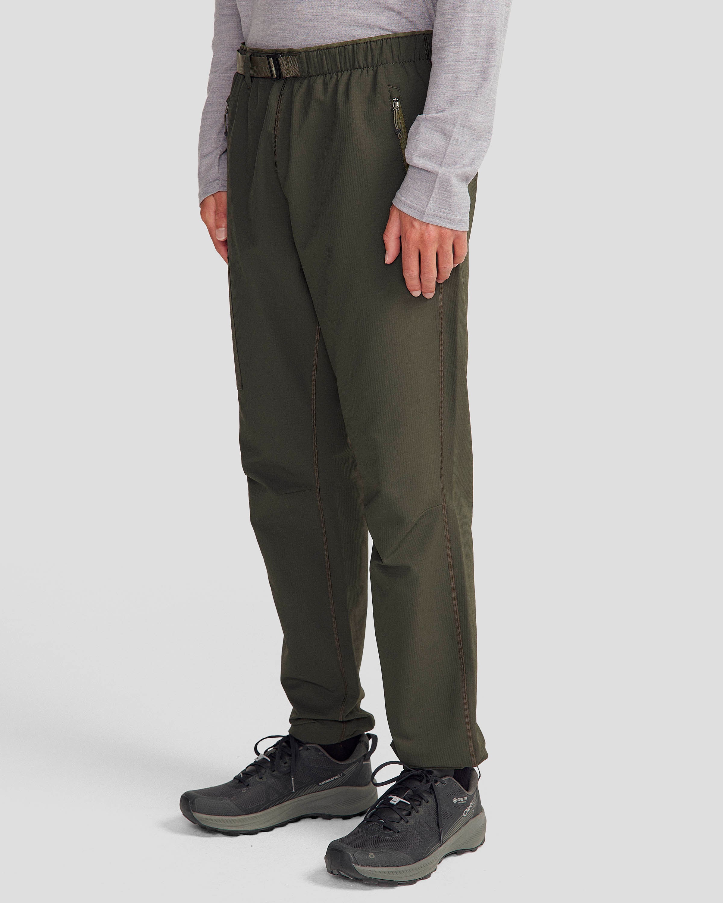 Men's Aysen Fleece Joggers - Soft Warm Winter Pants, Dark Moss Green - Perfect for Lounge, Gym & Outdoor Activities