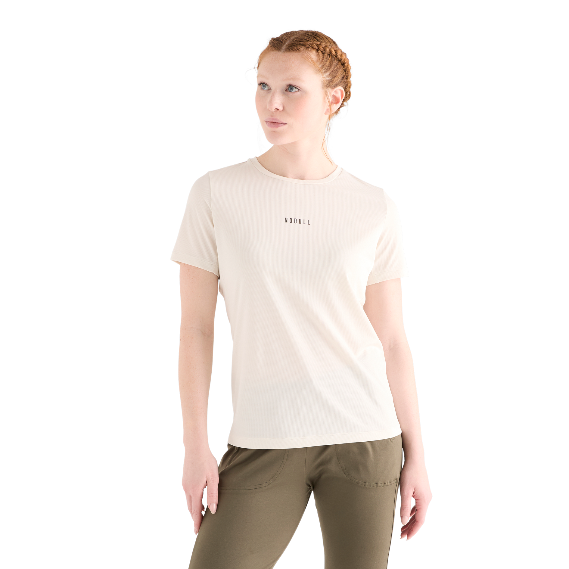 Deltapeak® Women's Micro Textured Tee - Soft & Comfortable Short Sleeve T-Shirt for Casual Wear, Workout & Everyday Outfits