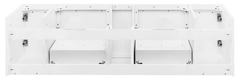 Lucera 59.2 Inch Royal Blue Undermount Bathroom Sink - Modern Wall Hung Vanity for Contemporary Homes | Perfect for Small Bathrooms & Powder Rooms