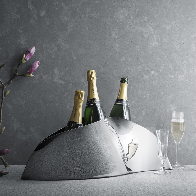 Georg Jensen Indulgence Grande Champagne Bowl - Elegant Serving Bowl for Wine, Champagne & Desserts - Perfect for Parties, Weddings & Special Occasions
