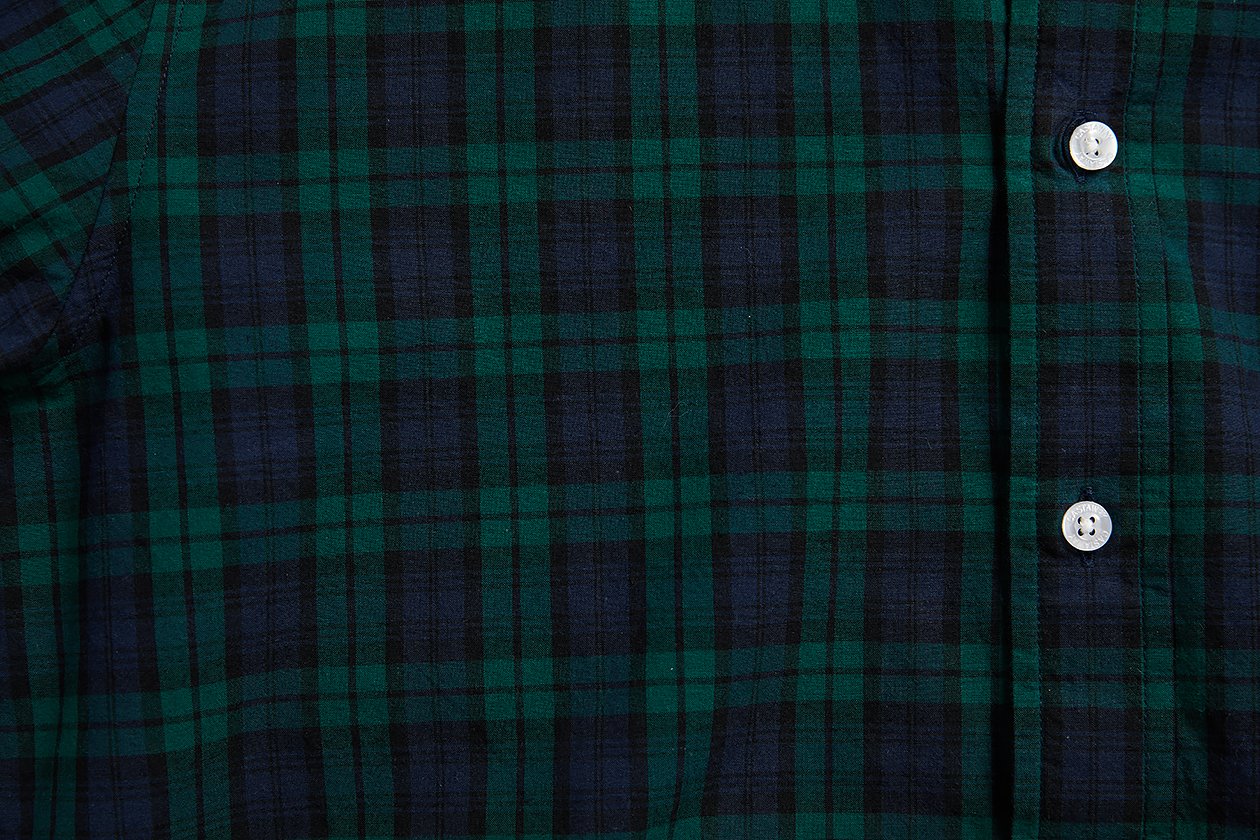Chase Shirt Blackwatch Tartan Plaid Flannel Shirt for Men - Comfortable Casual Wear for Outdoor Activities and Everyday Style