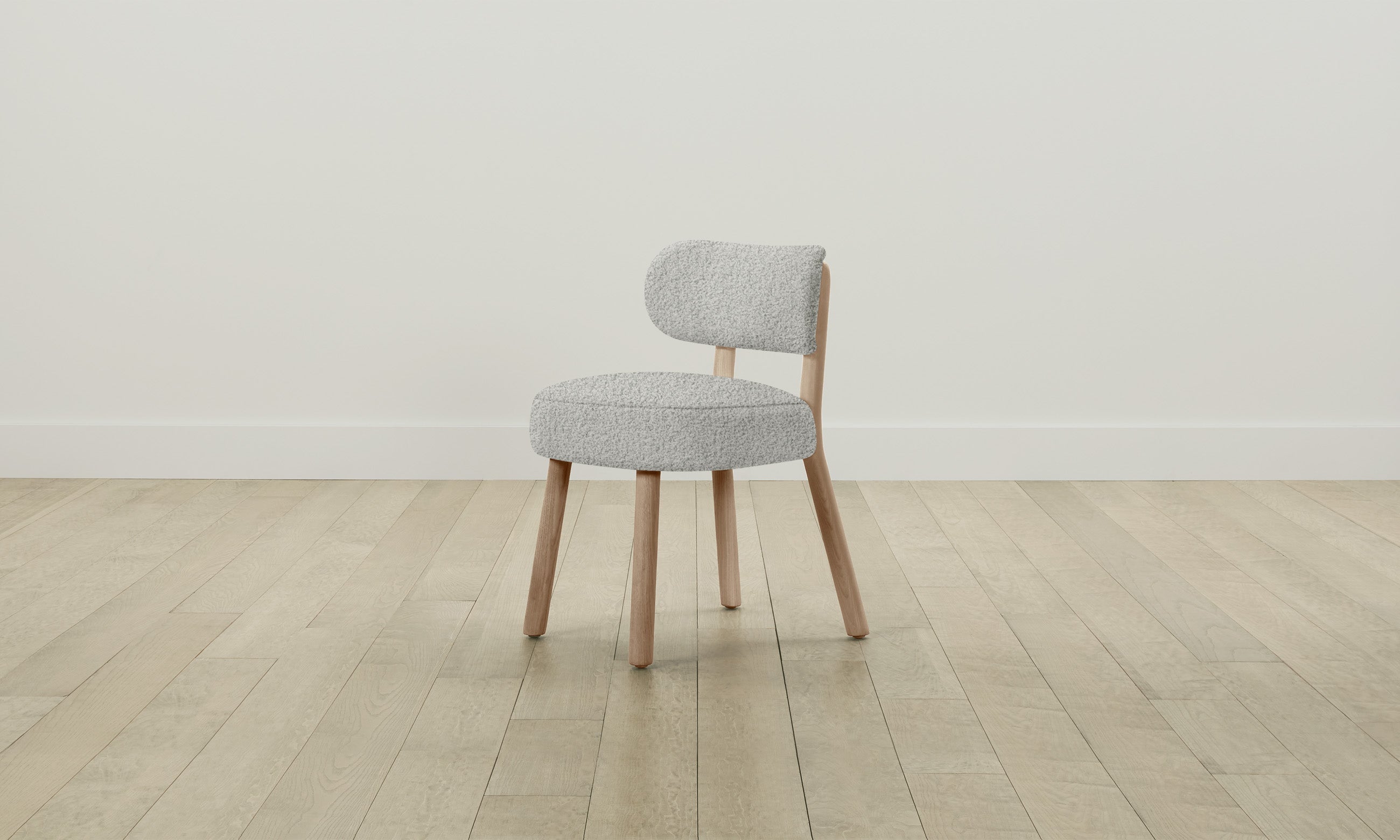 The Jane Dining Chair - Modern Woolen Bouclé Upholstered Seat for Dining Room, Kitchen & Home Decor | Comfortable & Stylish Accent Chair