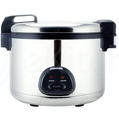 Amko AK-60ERC 35 Cups Electric Rice Cooker & Food Warmer - Perfect for Large Families, Parties, and Catering Services