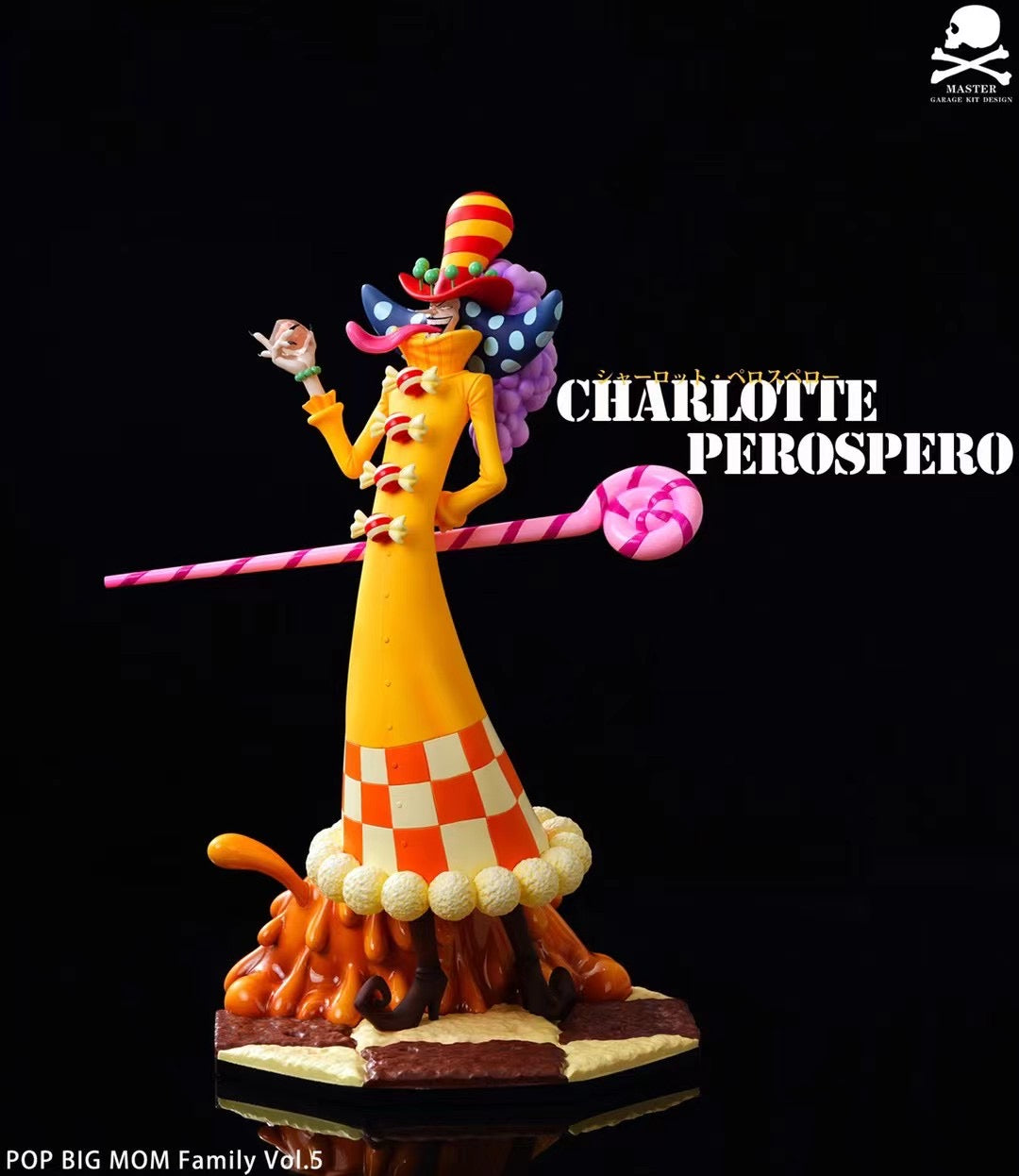 Master Studio Charlotte Perospero Cosplay Costume - Anime One Piece Charlotte Family Outfit for Halloween, Comic Con & Cosplay Events