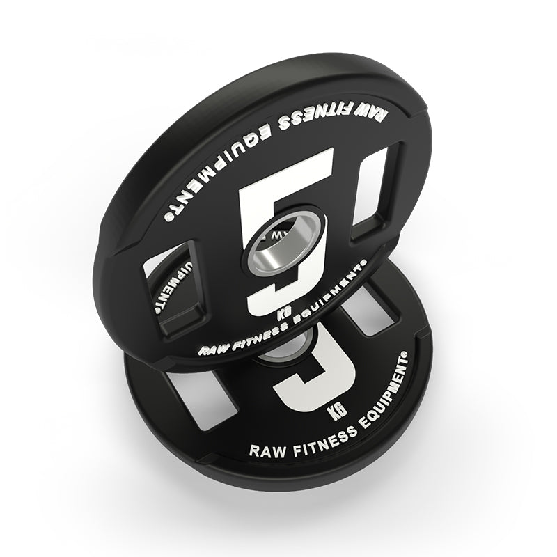 5KG Pair Weight Plates for Strength Training - Durable CPU Weight Plates for Home Gym & CrossFit Workouts