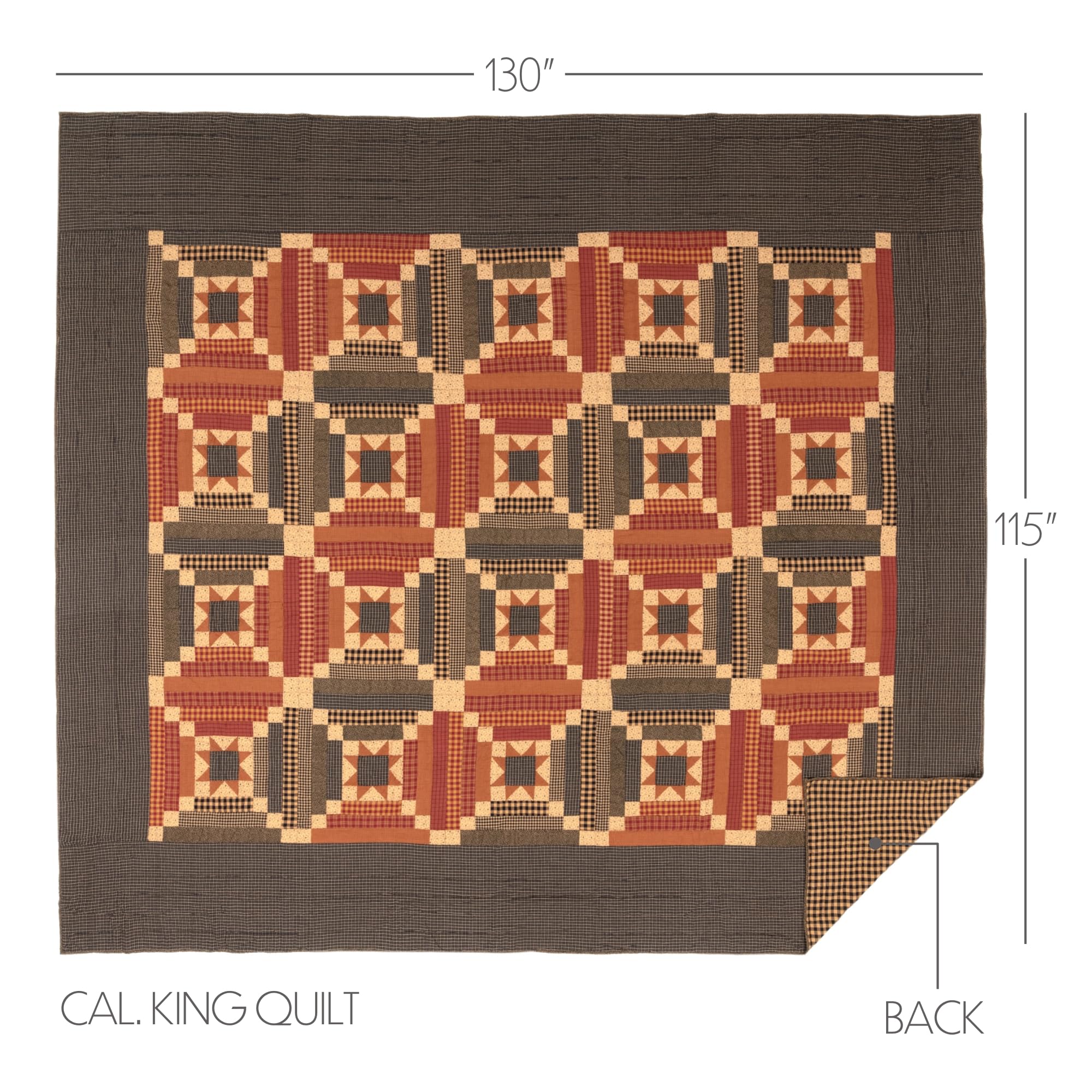 VHC Brands Maisie California King Quilt 130