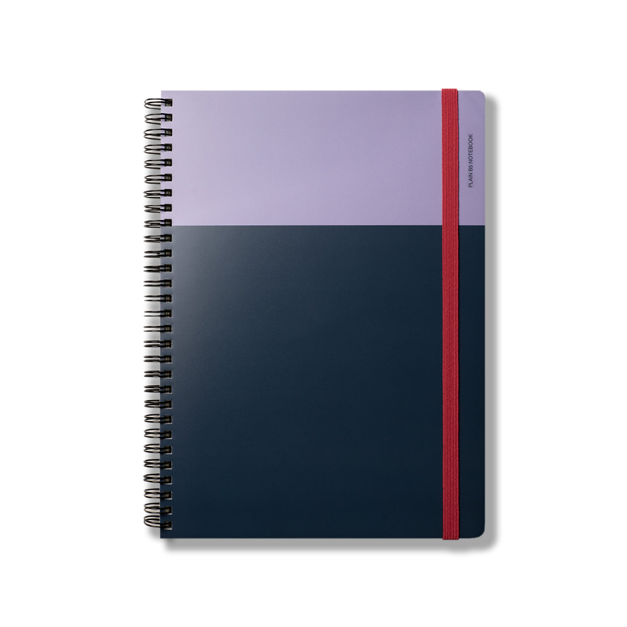 Spiral Bright Notebook B5 Plain - 80 Sheets College Ruled Paper for School, Office & Journaling - Durable Wire Bound Notebook for Note Taking, Writing & Sketching