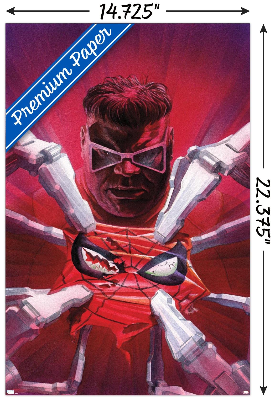 Marvel Comics Doctor Octopus Wall Poster - The Amazing Spider-Man #20 Premium Art Print (22.4