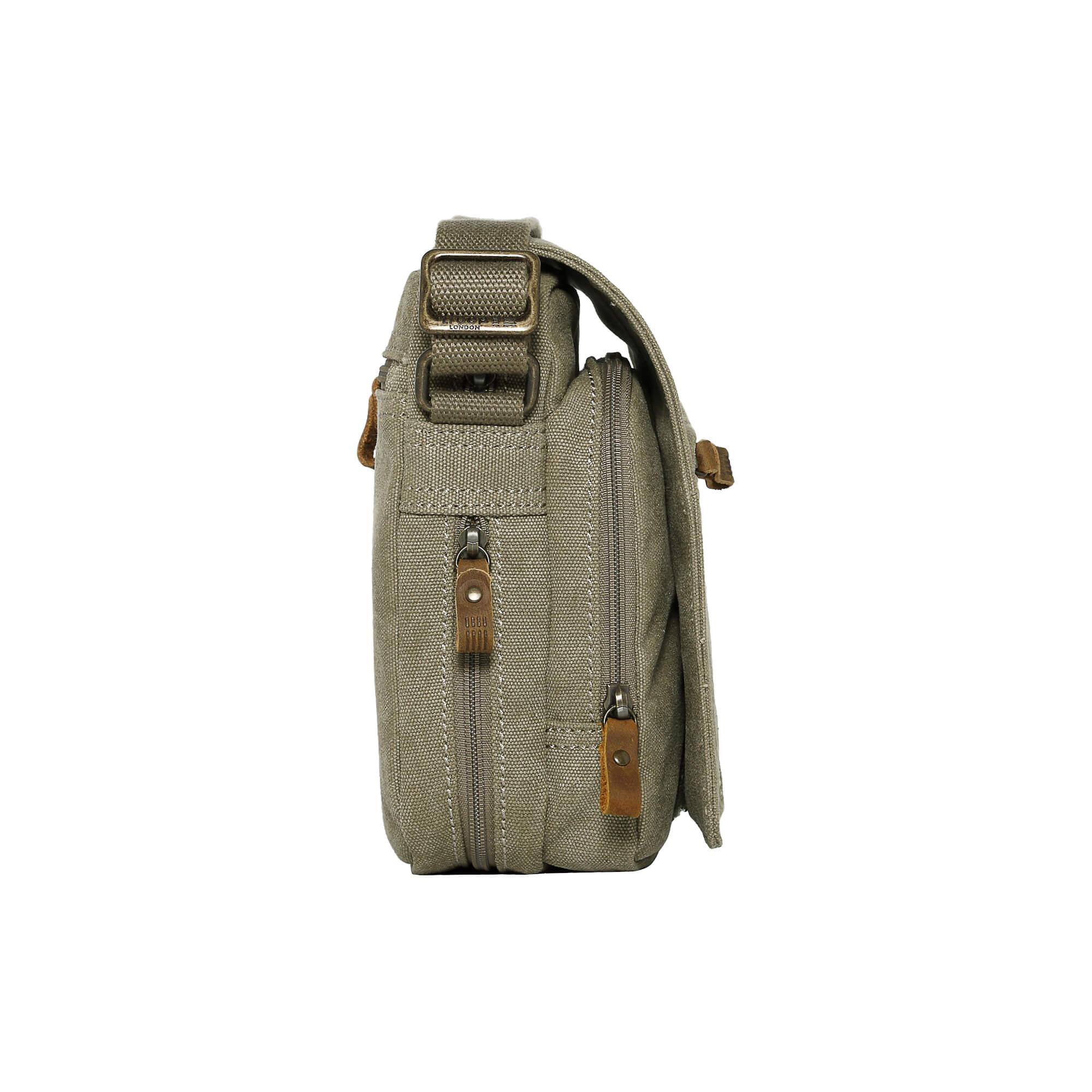 TRP0239 Troop London Classic Canvas Crossbody Bag - Stylish & Durable for Travel, Work & Everyday Use