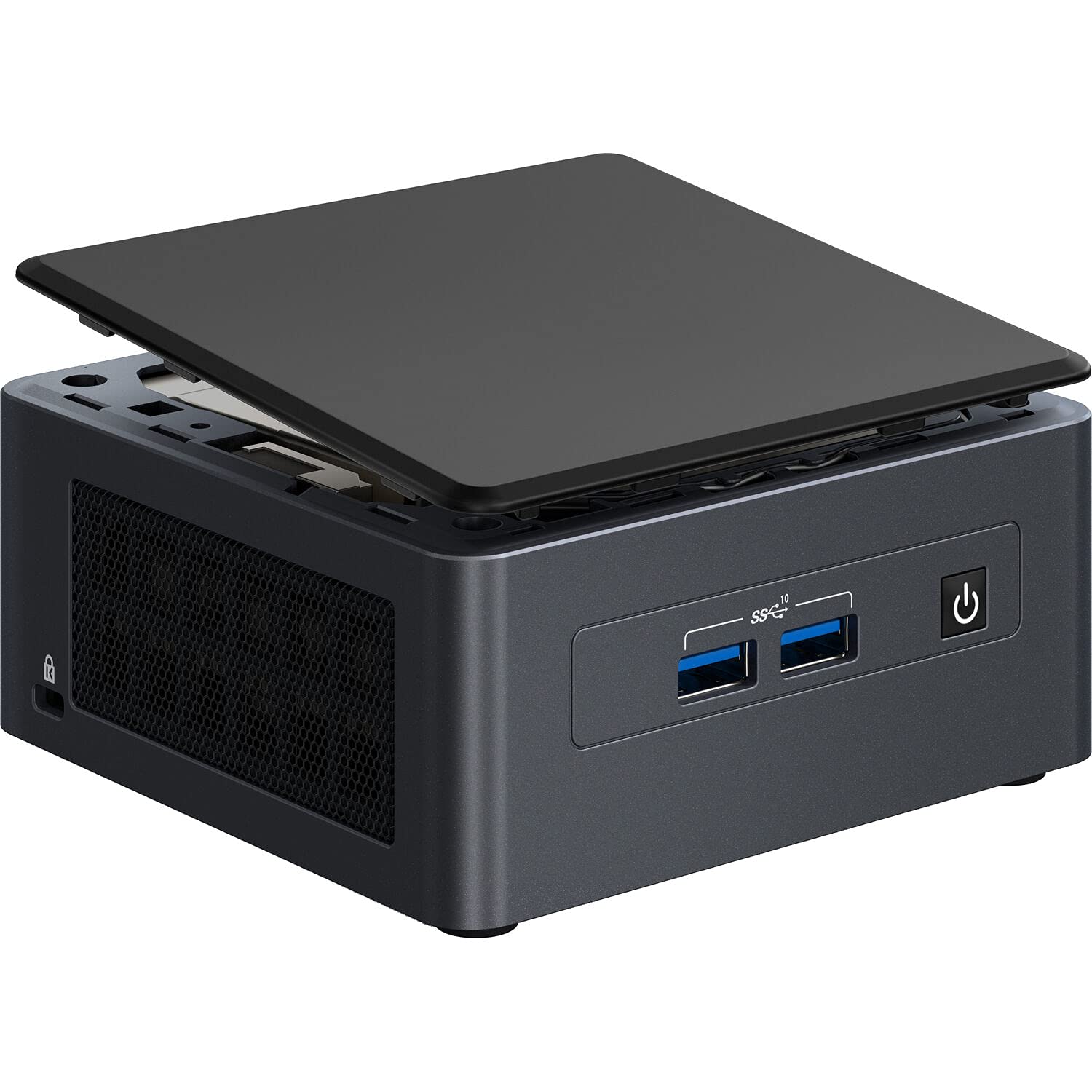 Intel NUC 11 Pro Mini PC - NUC11TNHI30 (Renewed) | Intel Core i3-1115G4 2-Core Processor | 8GB RAM | 128GB M.2 SATA SSD | UHD Graphics | WiFi 6 | Bluetooth | Windows 10 Pro | Dual HDMI | Compact Desktop for Home Office, Business & Entertainment
