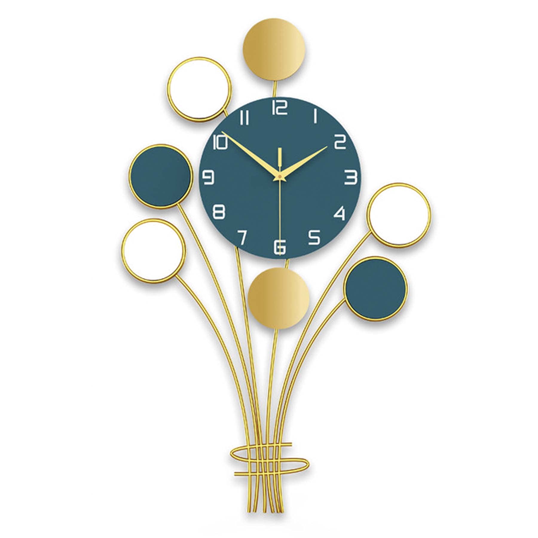 AOSHEN 12 Inch Large Metal Wall Clock - Silent Non-Ticking, Battery Operated Modern Decorative Clock for Living Room, Kitchen, Bedroom - Perfect for Home & Office Decor | Creates a Peaceful Atmosphere for Relaxation and Work Spaces