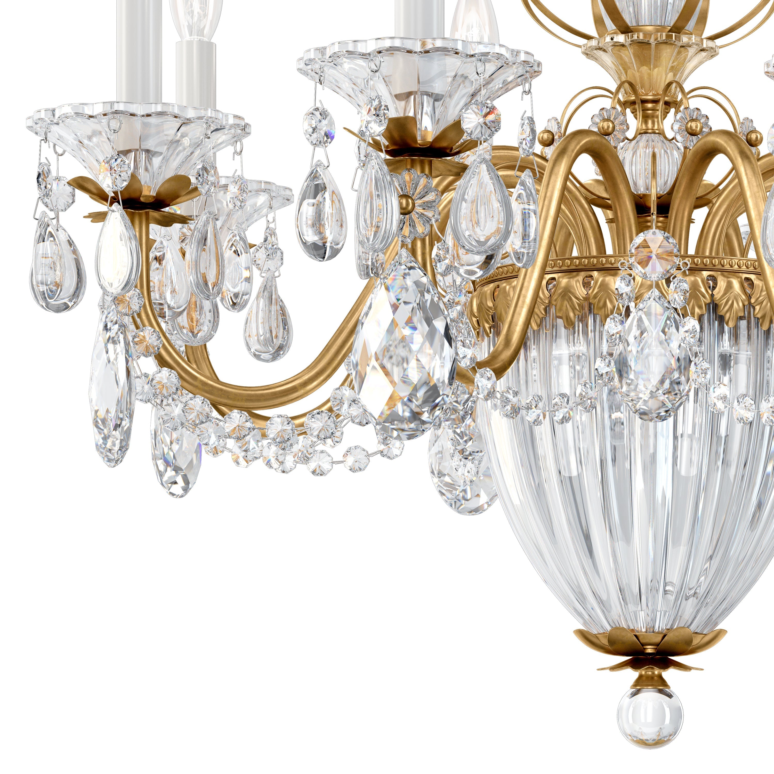 Bagate 11-Light Crystal Chandelier - Elegant Dining Room Lighting Fixture for Modern Home Decor