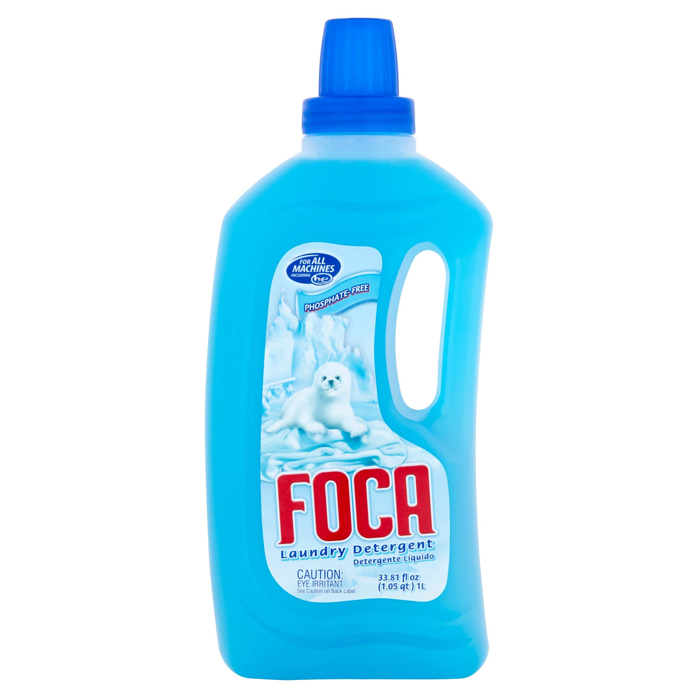 Foca Laundry Detergent Liquid - 1 Count | Powerful Cleaning for All Fabrics | Ideal for Everyday Laundry, Baby Clothes & Delicate Wash