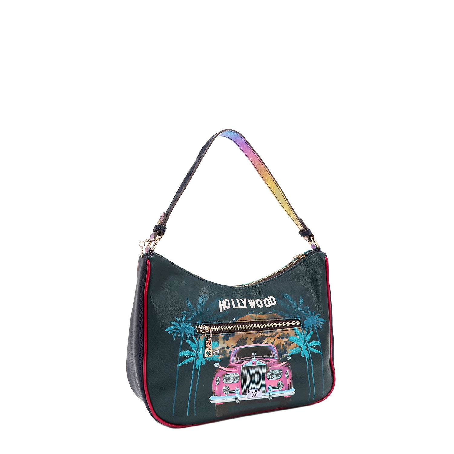 Hollywood Drive Shoulder Bag for Women - Stylish Crossbody Purse with Adjustable Strap, Perfect for Travel, Work & Everyday Use