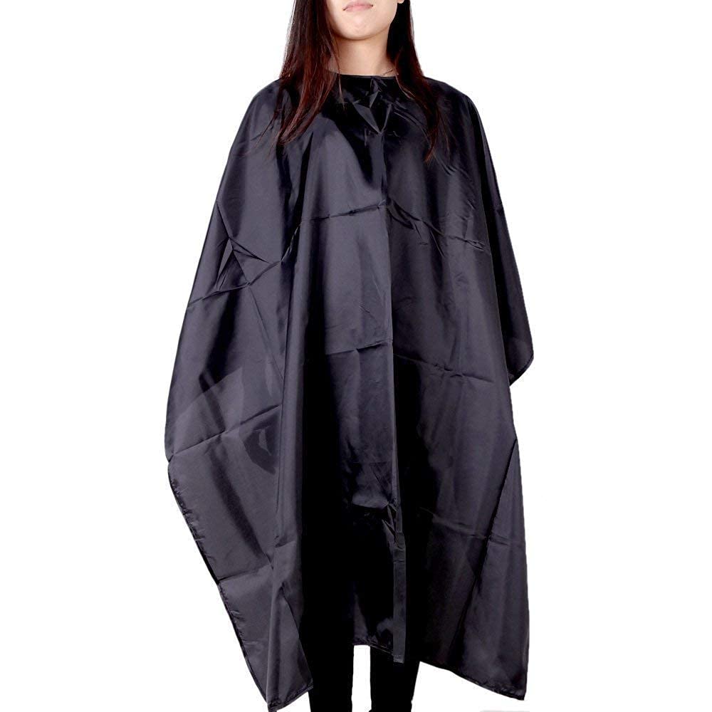 Prime Waterproof Hair Cutting Cape for Kids & Adults - Salon & Home Use, 20g Black (Pack of 1) - Perfect for Haircuts, Styling & Barber Shops