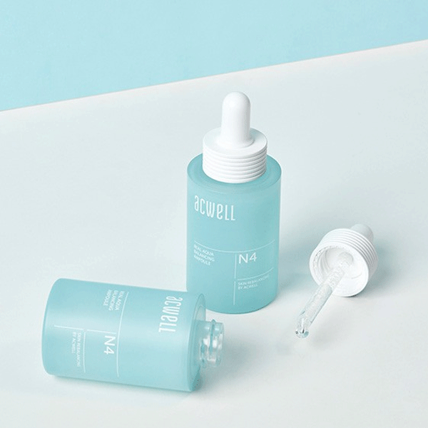 Acwell Real Aqua Balancing Ampoule 35ml - Hydrating Facial Serum for Dry & Sensitive Skin | Korean Skincare for Daily Moisturizing Routine & Night Care