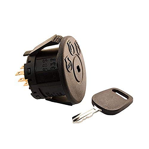 MTD Replacement Part Key 3 Position Switch - Set of 4 | Compatible with Riding Mowers & Lawn Tractors | Perfect for Ignition System Repairs & Maintenance