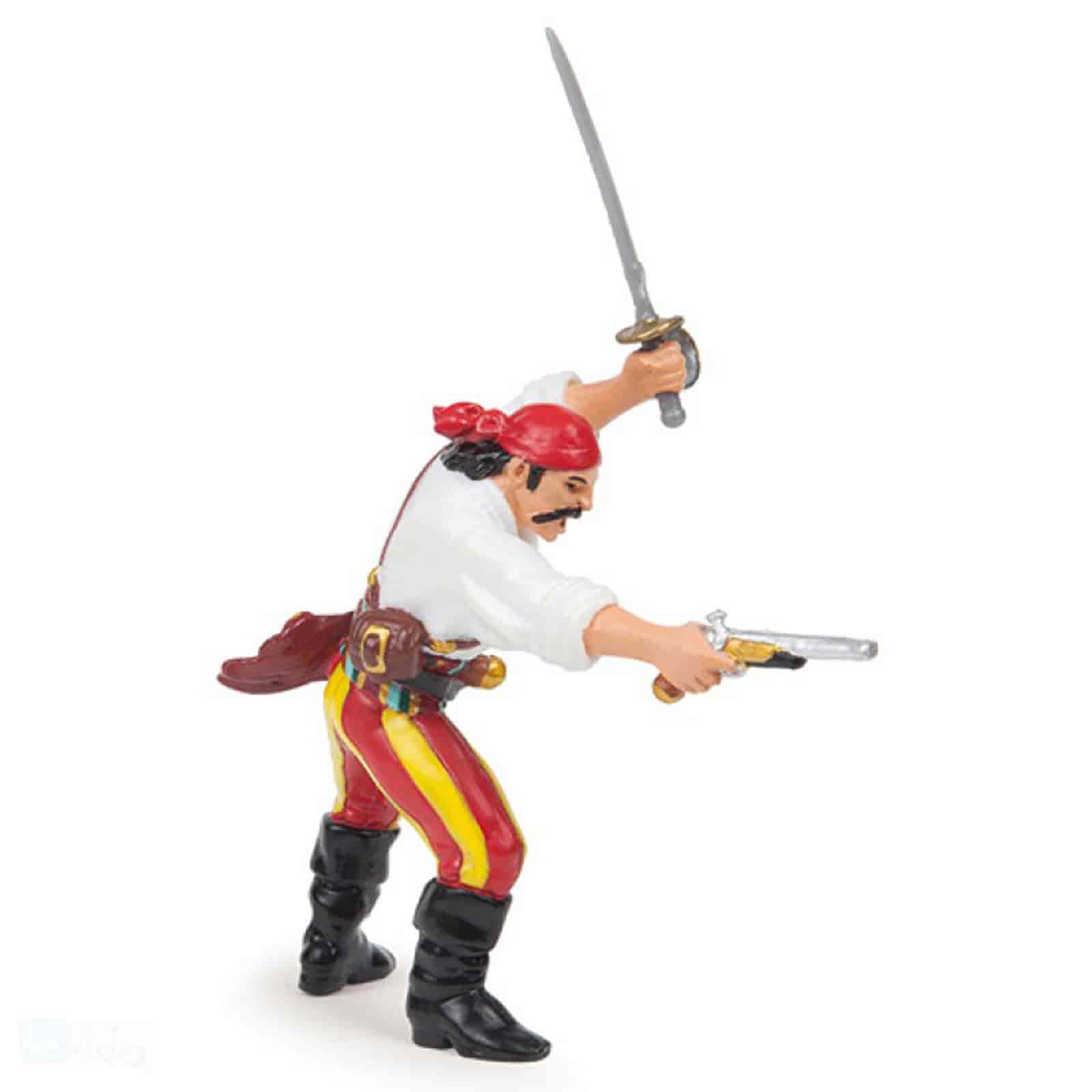 PAPO Corsair Pirate Action Figure with Gun - Collectible Toy for Kids & Adults, Perfect for Playtime, Display, and Gift Giving