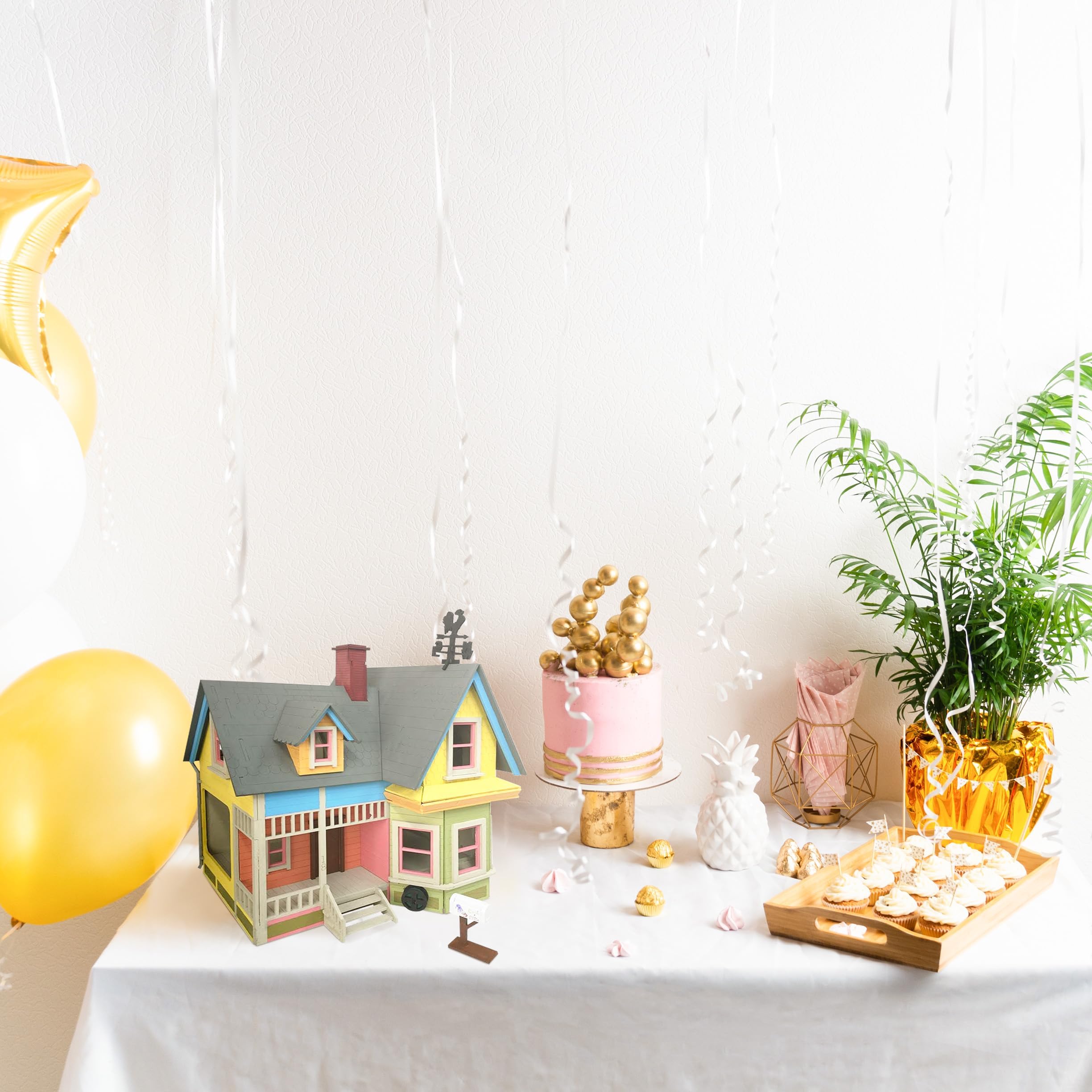3D Wooden Puzzle Dollhouse Kit - DIY Tiny House Model from Up Movie - Easy-to-Assemble 1/8