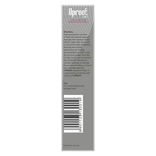 Uproot Lotion Hair Growth Retarding Formula - 120ml White | Reduces Unwanted Hair Growth | Natural Hair Inhibitor for Smooth Skin | Perfect for Facial, Bikini & Body Hair Control