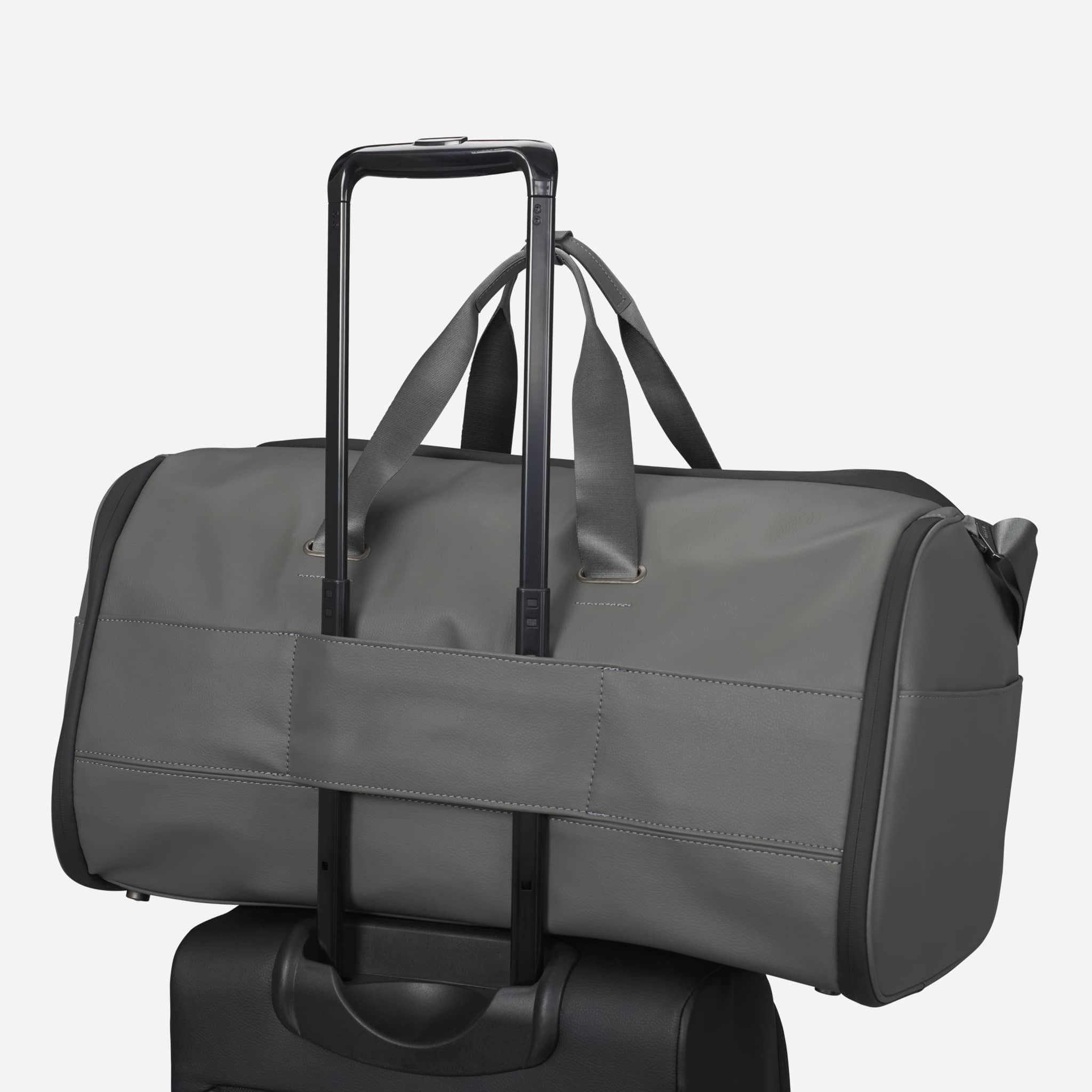 Premium Signature Garment Duffel Bag - Large Travel Duffel for Gym, Work & Weekend Trips - Durable Waterproof Carryall with Shoulder Strap - Perfect for Sports, Business Travel & Outdoor Adventures