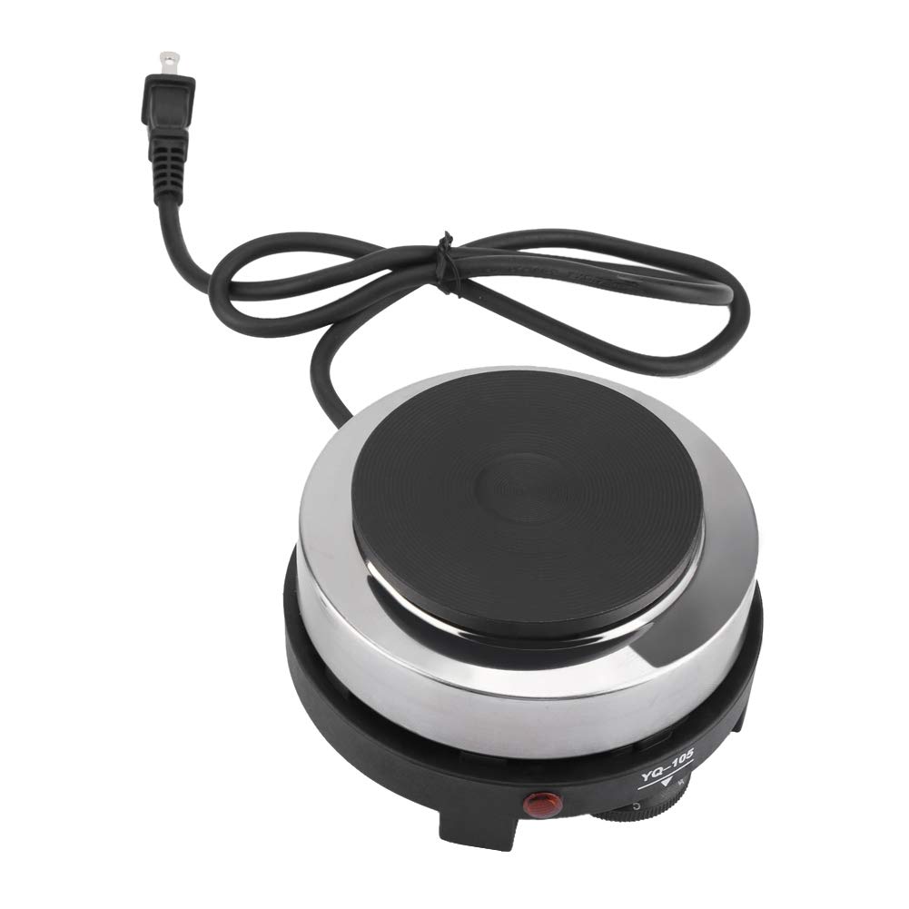 Portable 500W Mini Electric Stove Heater with Burners for Cooking - Multifunctional Hot Plate for Soup, Porridge & Home Heating - Compact & Energy Efficient (US Plug 110V) - Perfect for Dorms, Offices, Small Apartments & Outdoor Use