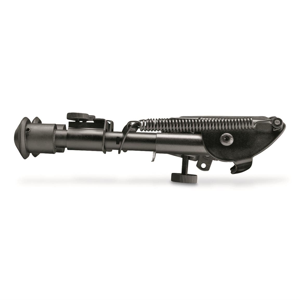AIM SPORTS Adjustable Spring Return Bipod - Lightweight Rifle Bipod for Hunting & Shooting | Perfect for Precision Shooting, Long Range Hunting & Tactical Use