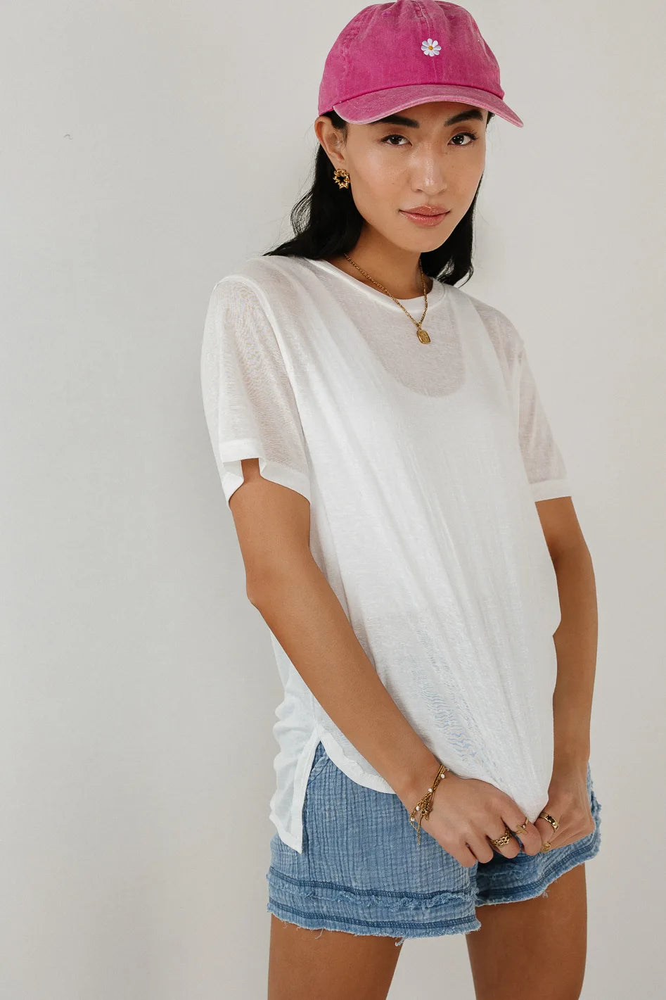 Miles Tee in Ivory - Soft Cotton T-Shirt for Men & Women | Casual & Comfortable Wear | Perfect for Everyday Outfits, Lounge, and Travel | FINAL SALE