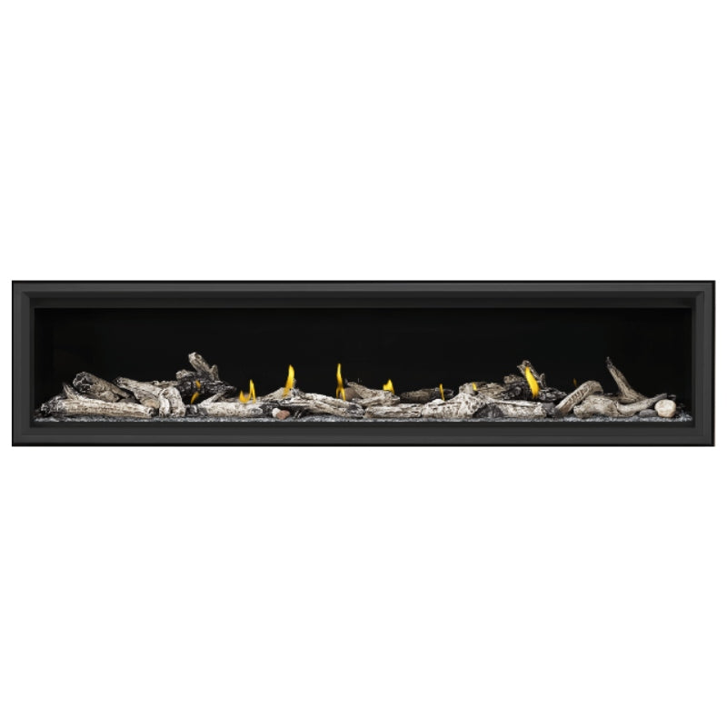 Napoleon Vector 74 Linear Direct Vent Gas Fireplace - LV74N | Modern Home Heating Solution for Living Rooms & Patios