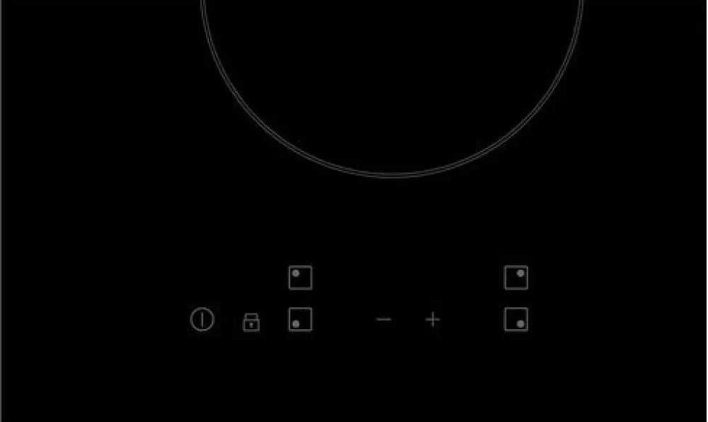 Chef CHC644BB 60cm 4 Zone Ceramic Cooktop - Premium Electric Stove for Modern Kitchens | Perfect for Baking, Boiling & Simmering | Energy Efficient & Easy to Clean