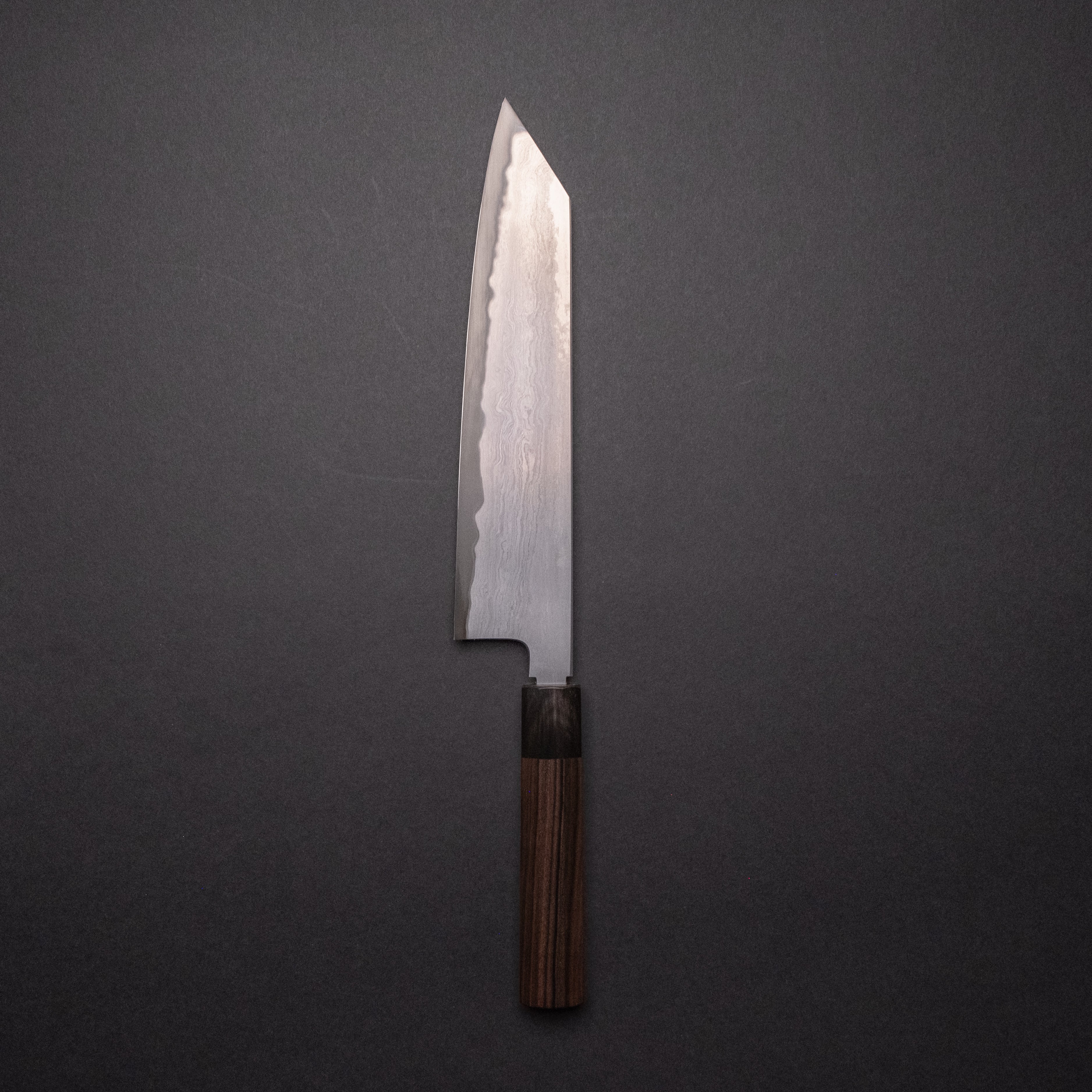 Premium Tetsujin Blue #2 Steel Kiritsuke Gyuto Knife 240mm - Japanese Chef Knife with Taihei Makassar Ebony Handle - Perfect for Sushi, Sashimi & Precision Cutting
